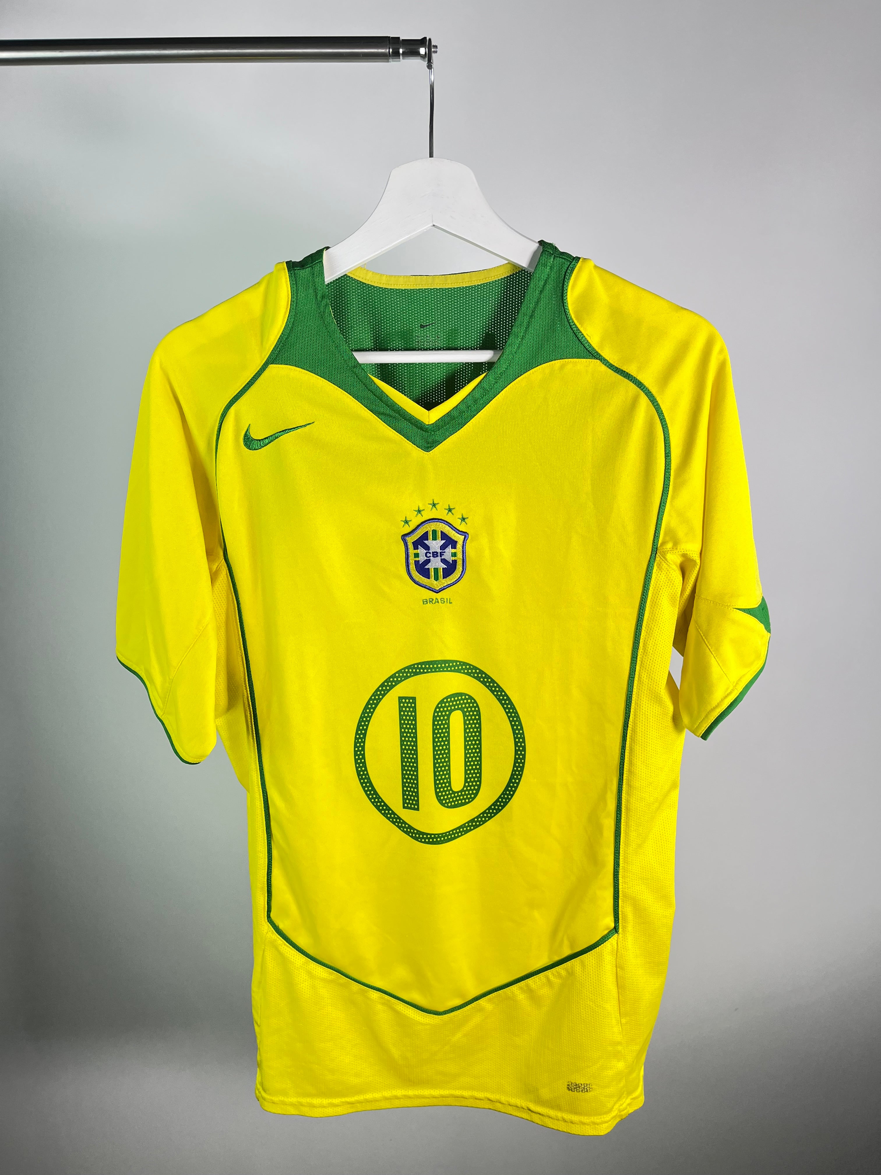 Jersey Brasil Local 2004 2006 Ronaldinho (S)