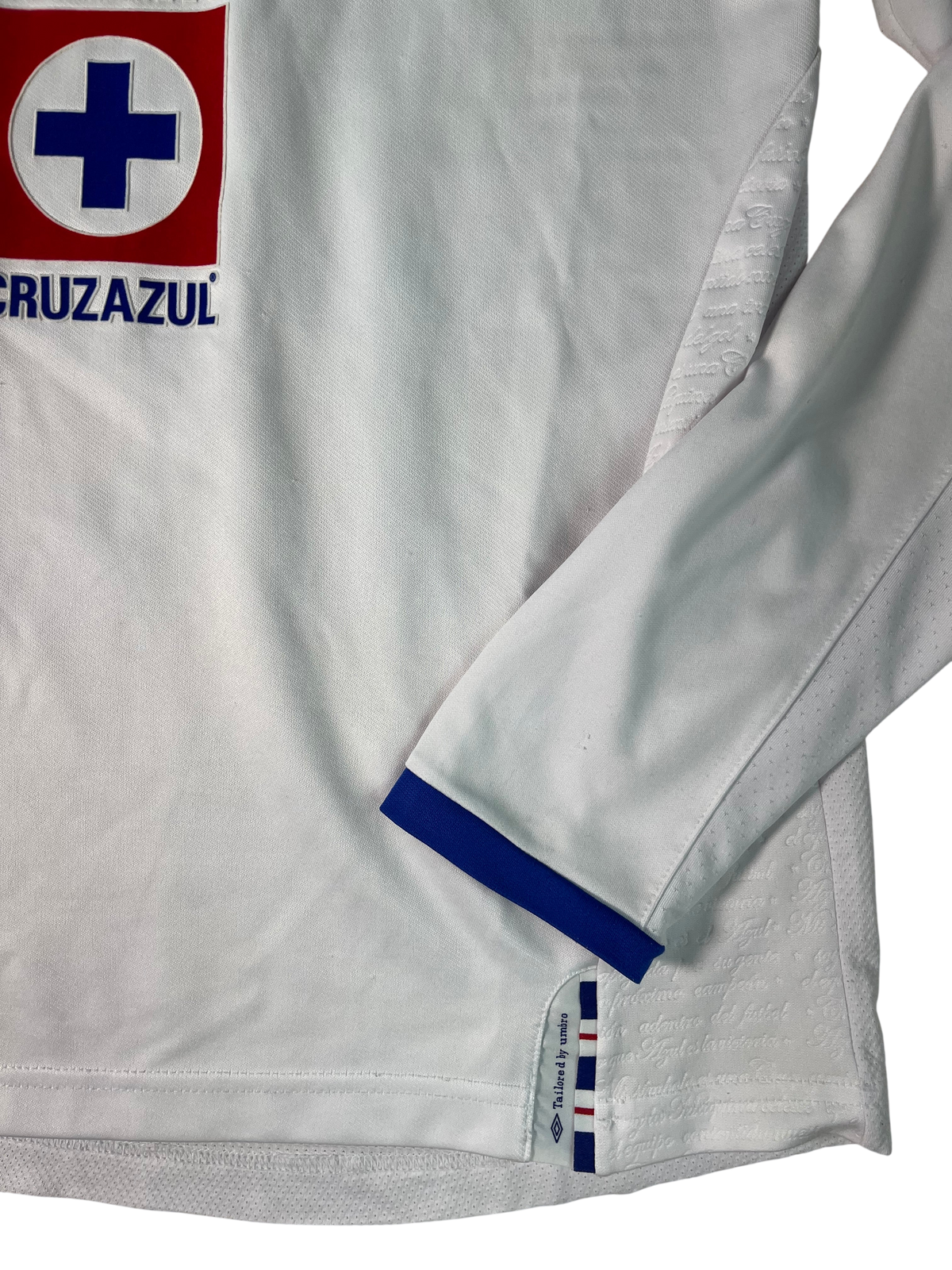 Jersey Cruz Azul Visita 2011 2012 Manga Larga Autografiada Christian "Chaco" Giménez (L)