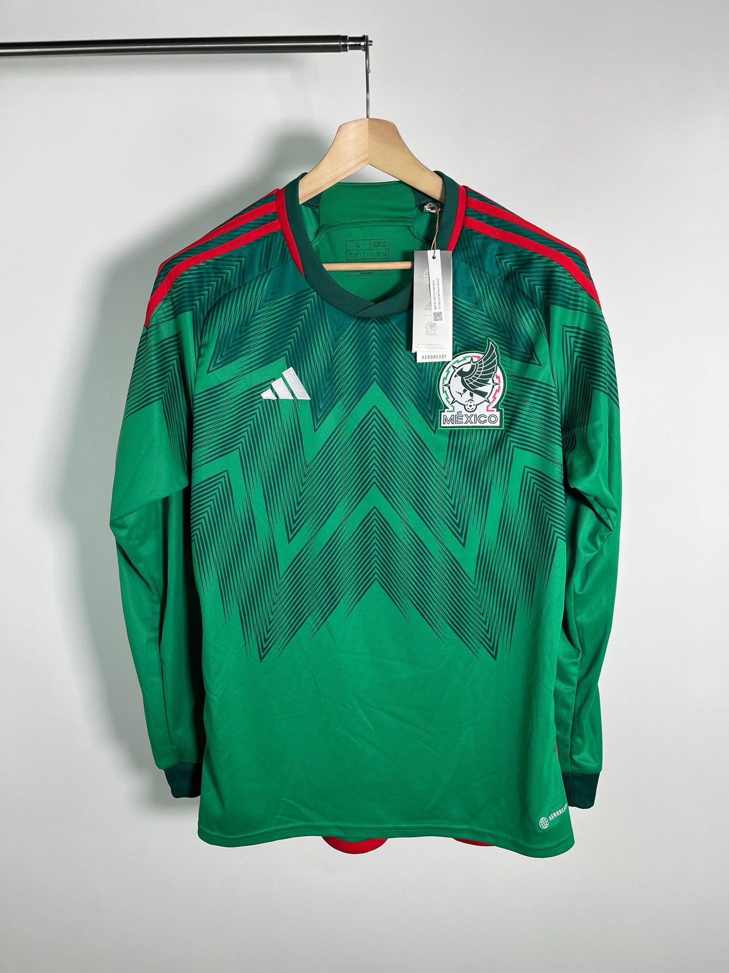 Jersey México Local 2022 2023 Manga Larga *C/Etiquetas* (L)