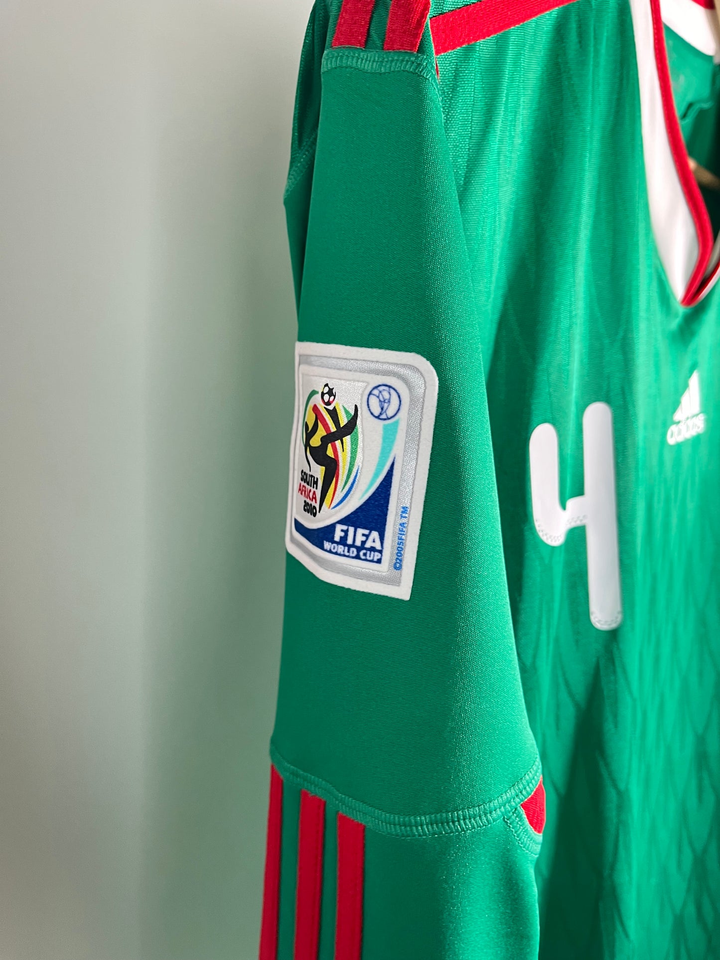 Jersey México Local 2010 2011 Manga Larga *Match Detail vs Francia* Rafael Márquez (XL)