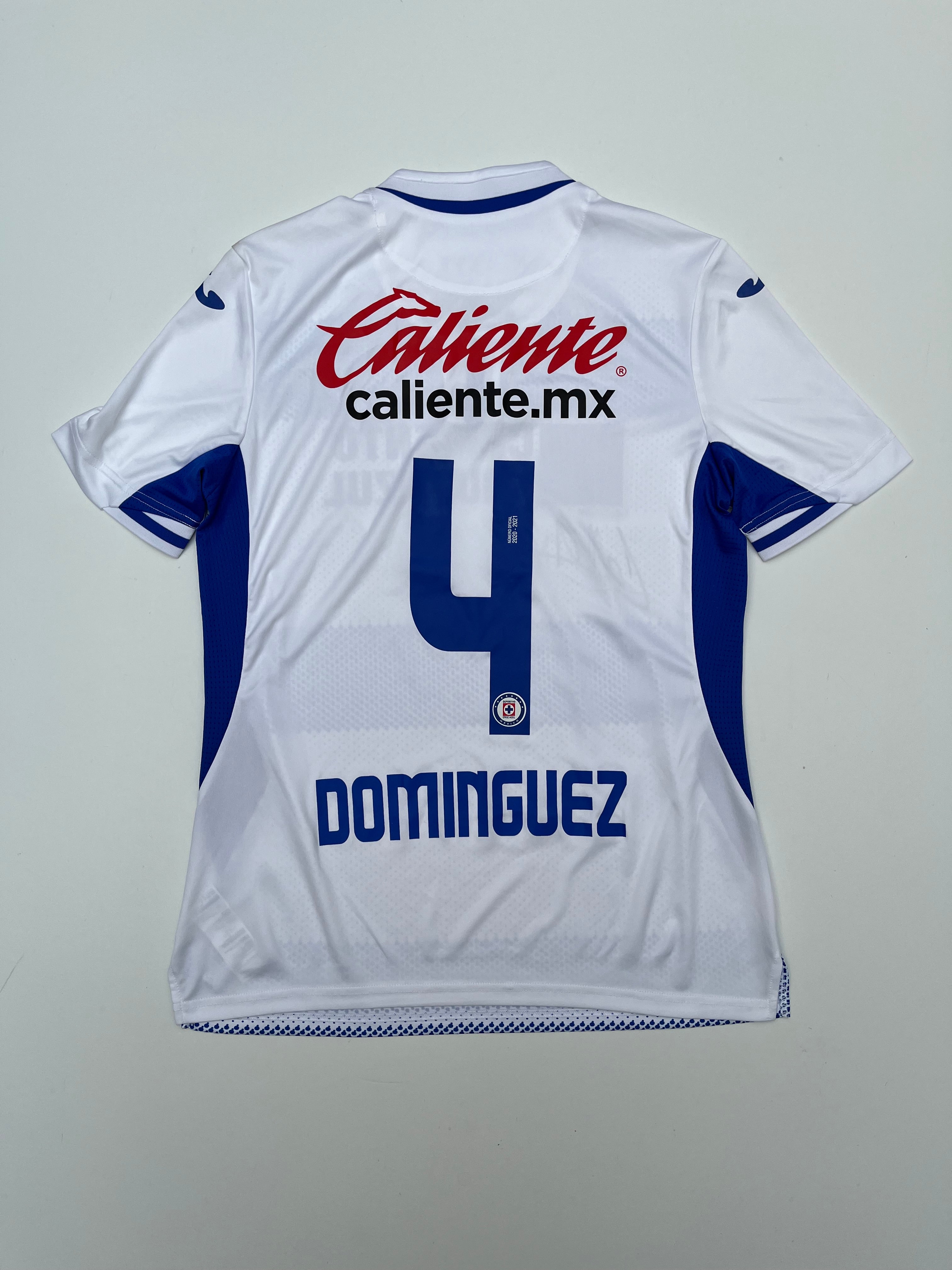 Jersey Cruz Azul Visita 2020 2021 Utilería Autografiado Julio Domínguez(S)