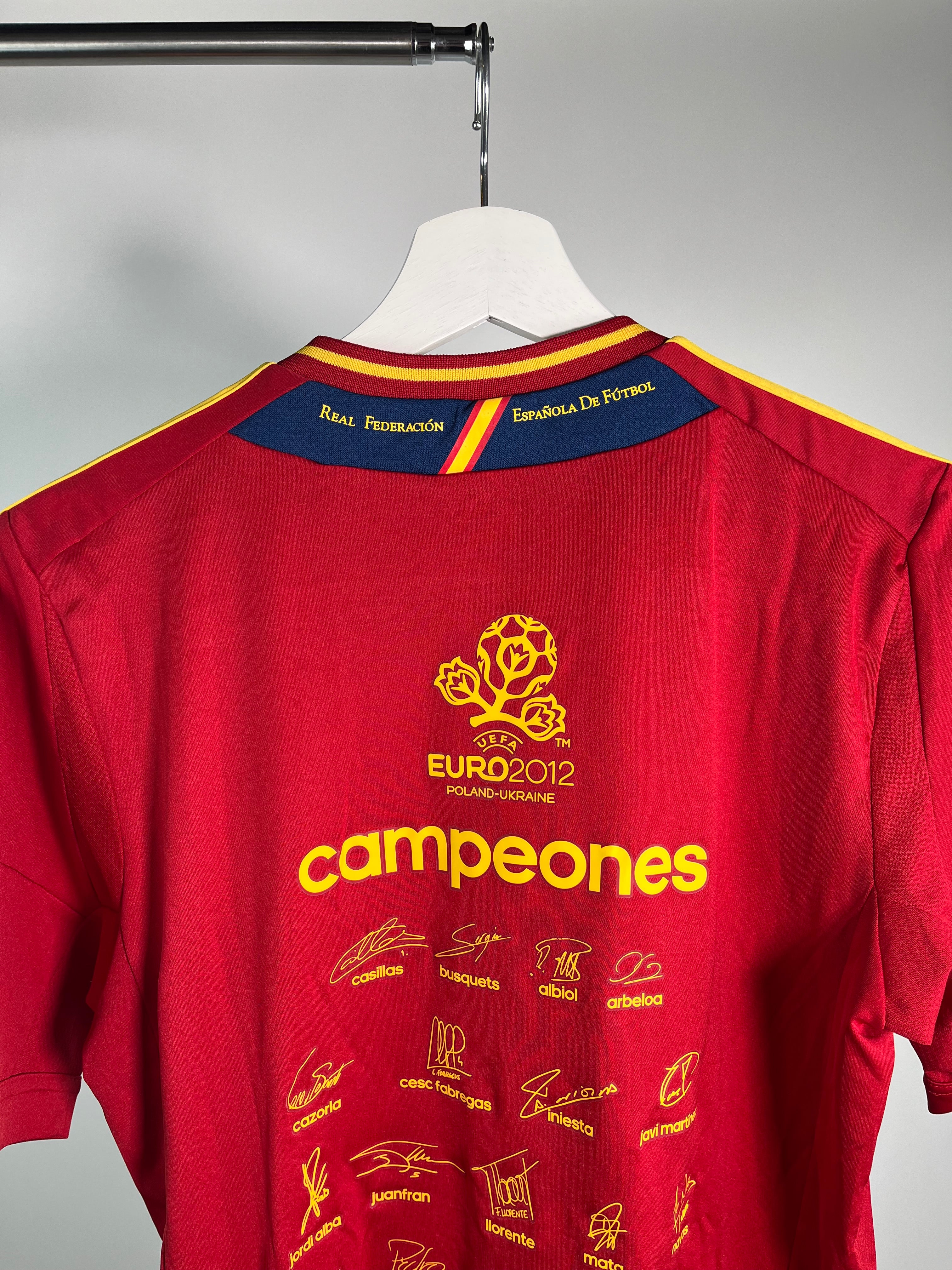 Jersey España Local 2012 2013 Edición Especial Campeones (S)