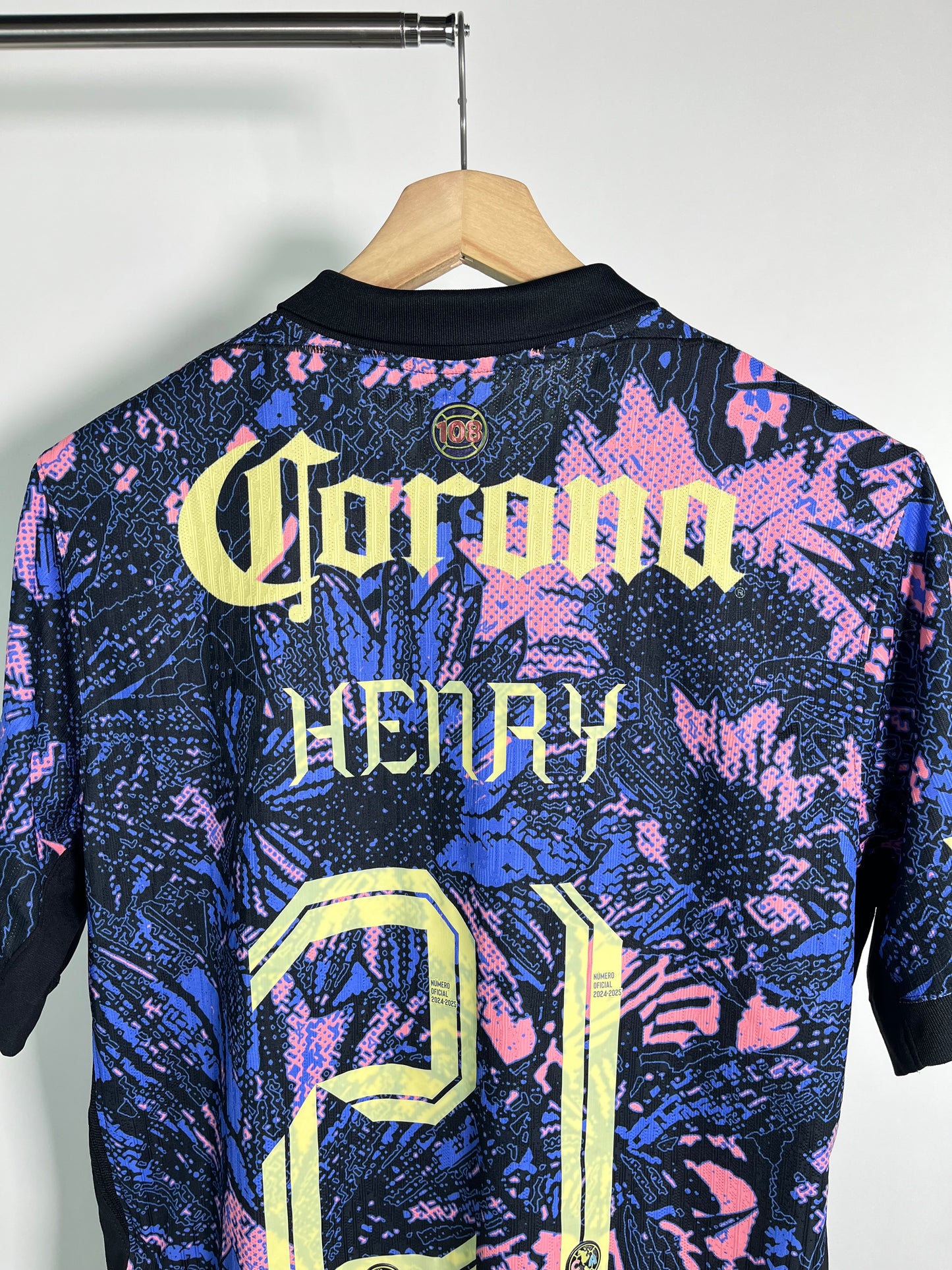 Jersey Club America Tercera 2024 2025 Versión Jugador Henry Martín (L)