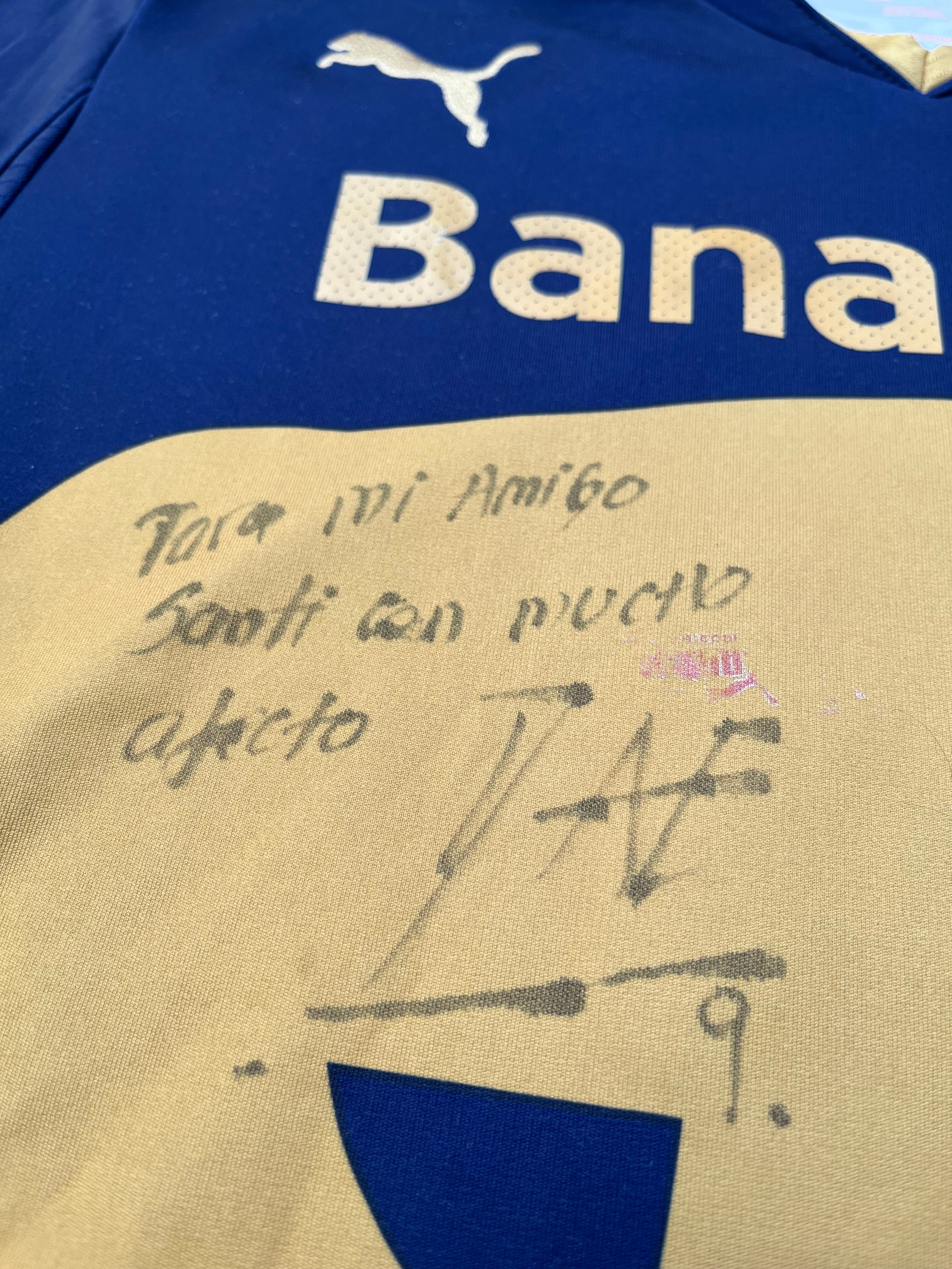 Jersey Pumas Visita 2010 2011 Utilería Dante López (L)