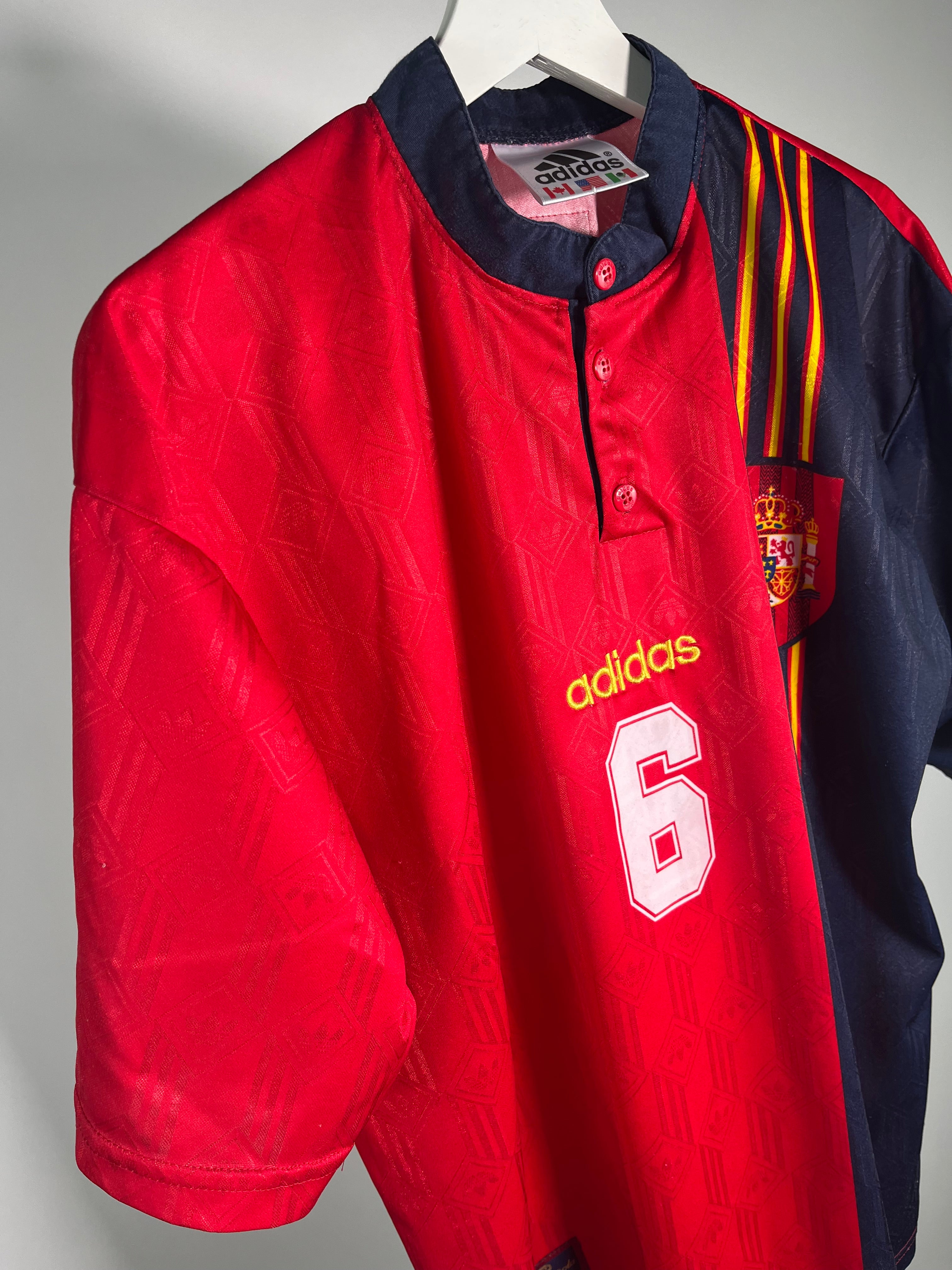 Jersey España Local 1996 1998 Fernando Hierro (L)