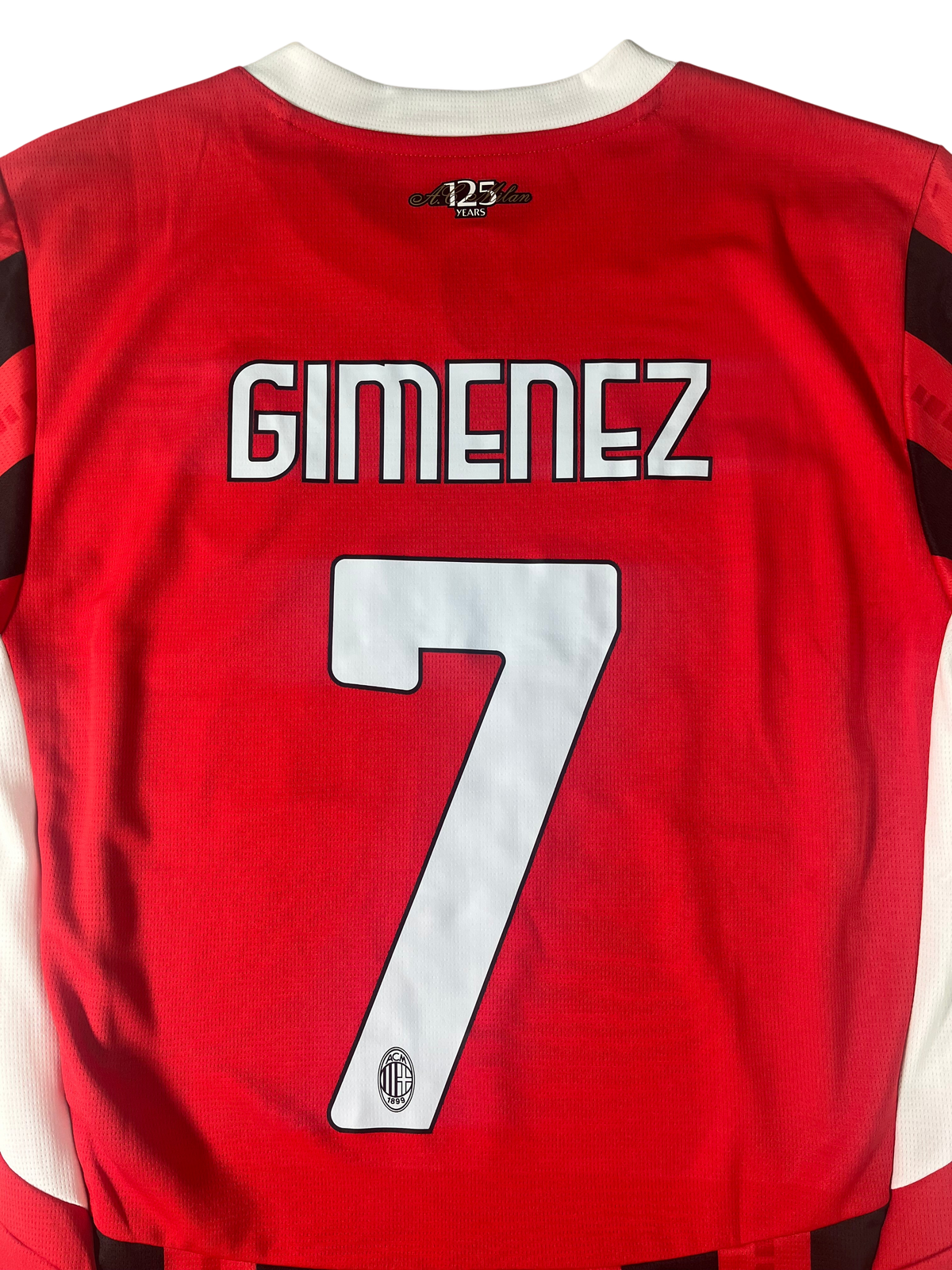 Jersey AC Milán Local 2024 2025 Santiago Giménez (S)