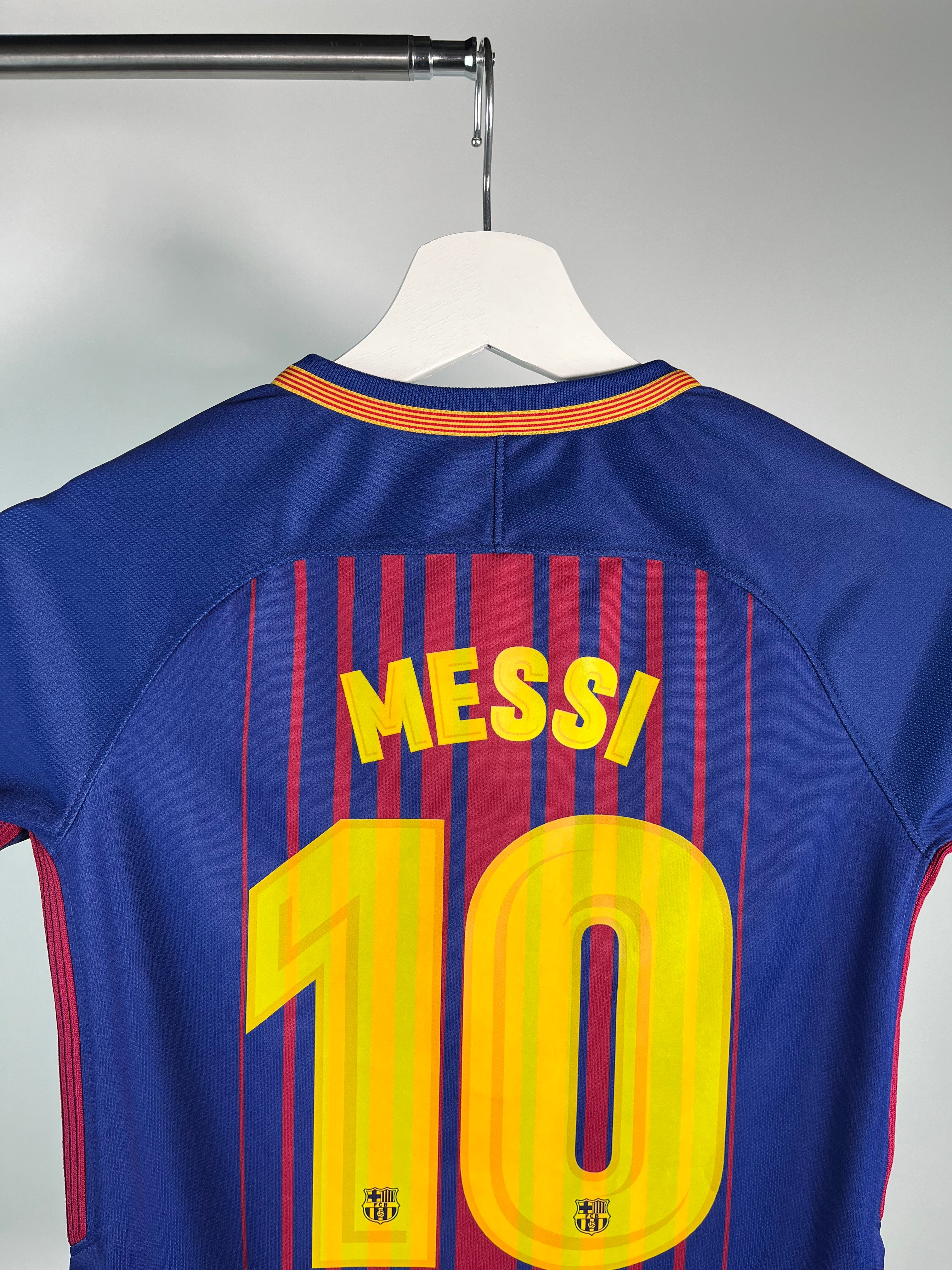 Jersey Barcelona Local 2017 2018 Lionel Messi (S Niño)