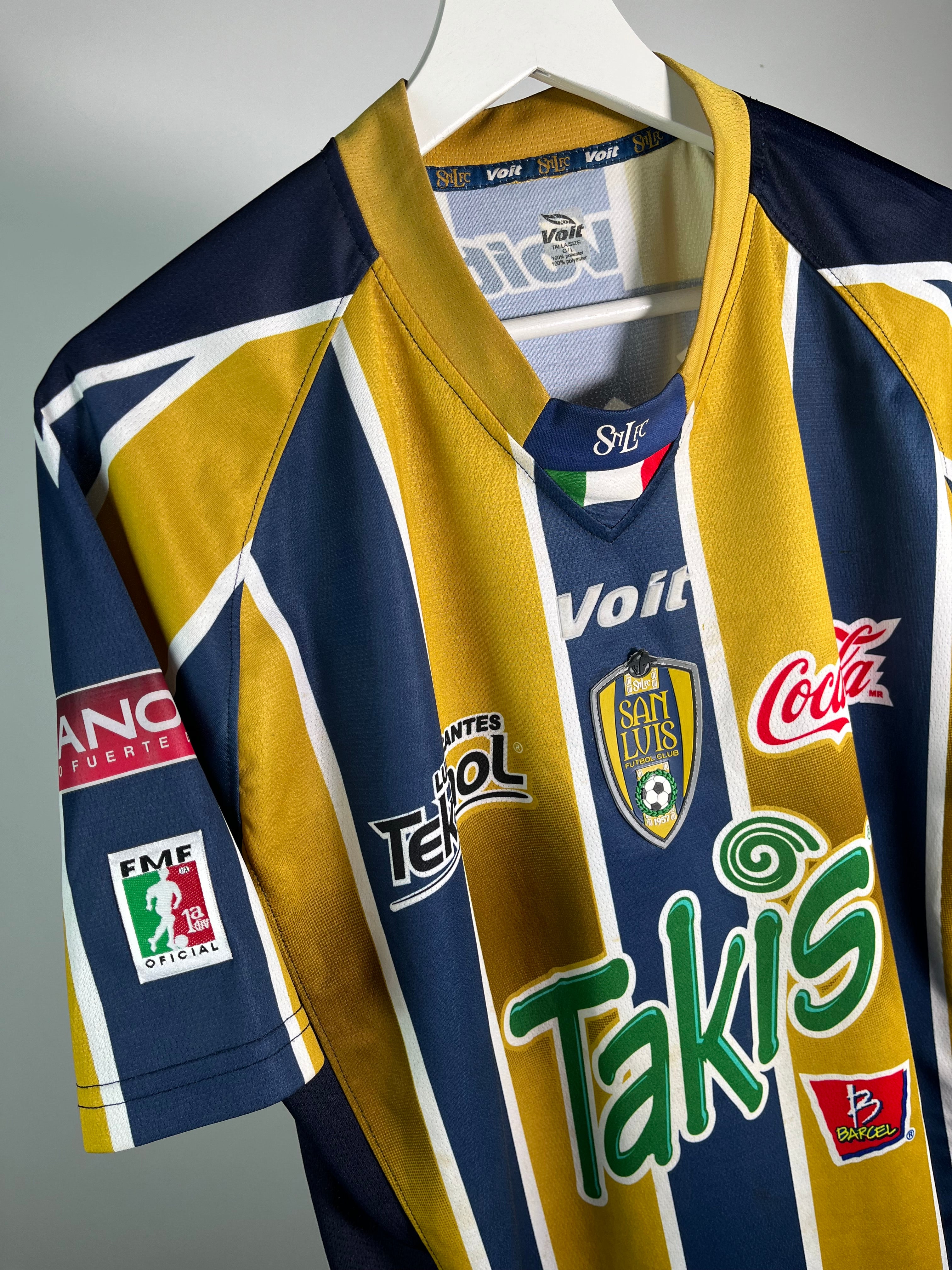 Jersey San Luis Local 2007 2008 Match Worn Tressor Moreno (L)