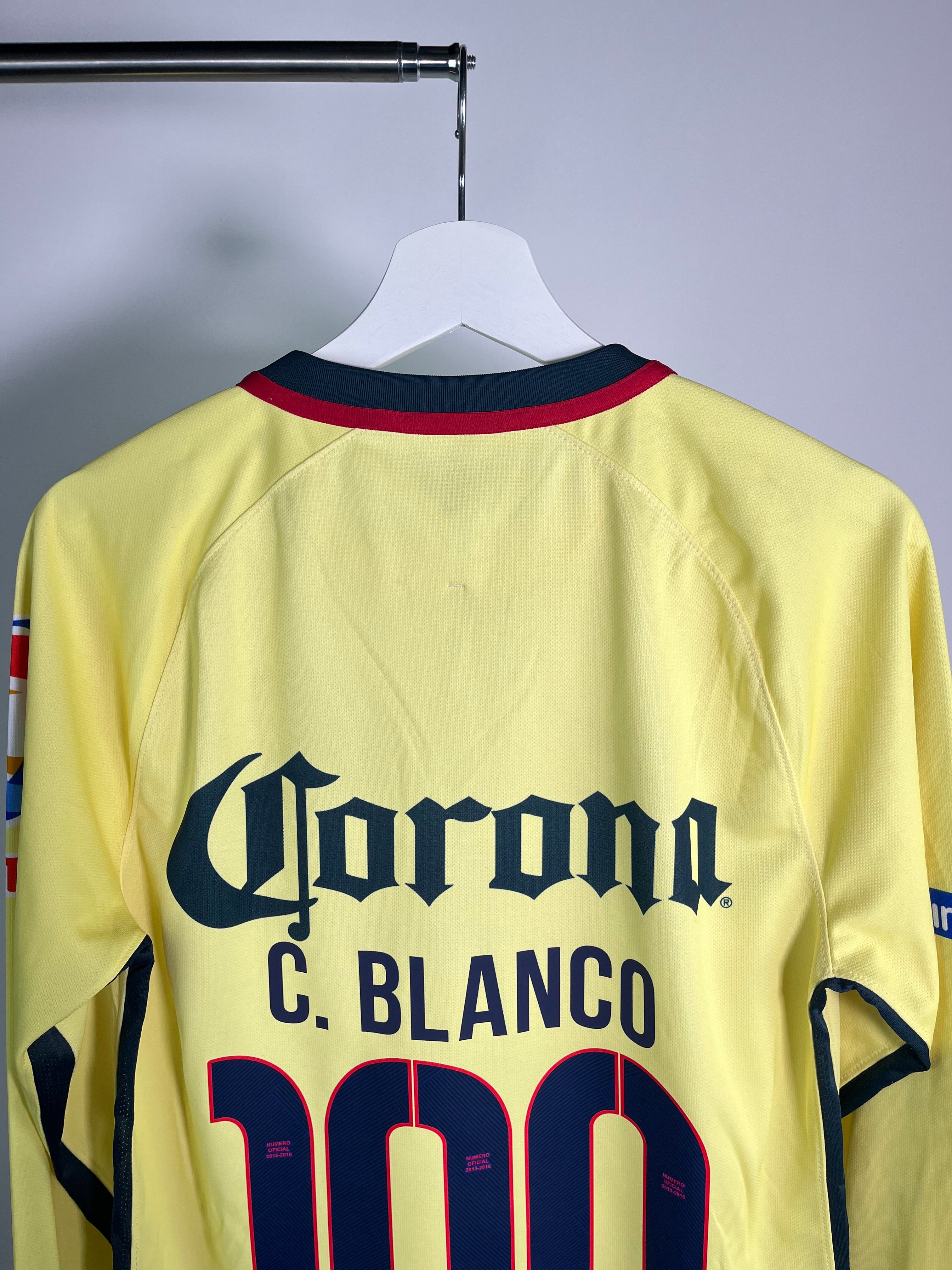 Jersey Club América Local 2015 2016 Manga Larga *Despedida* Cuauhtémoc Blanco (S)