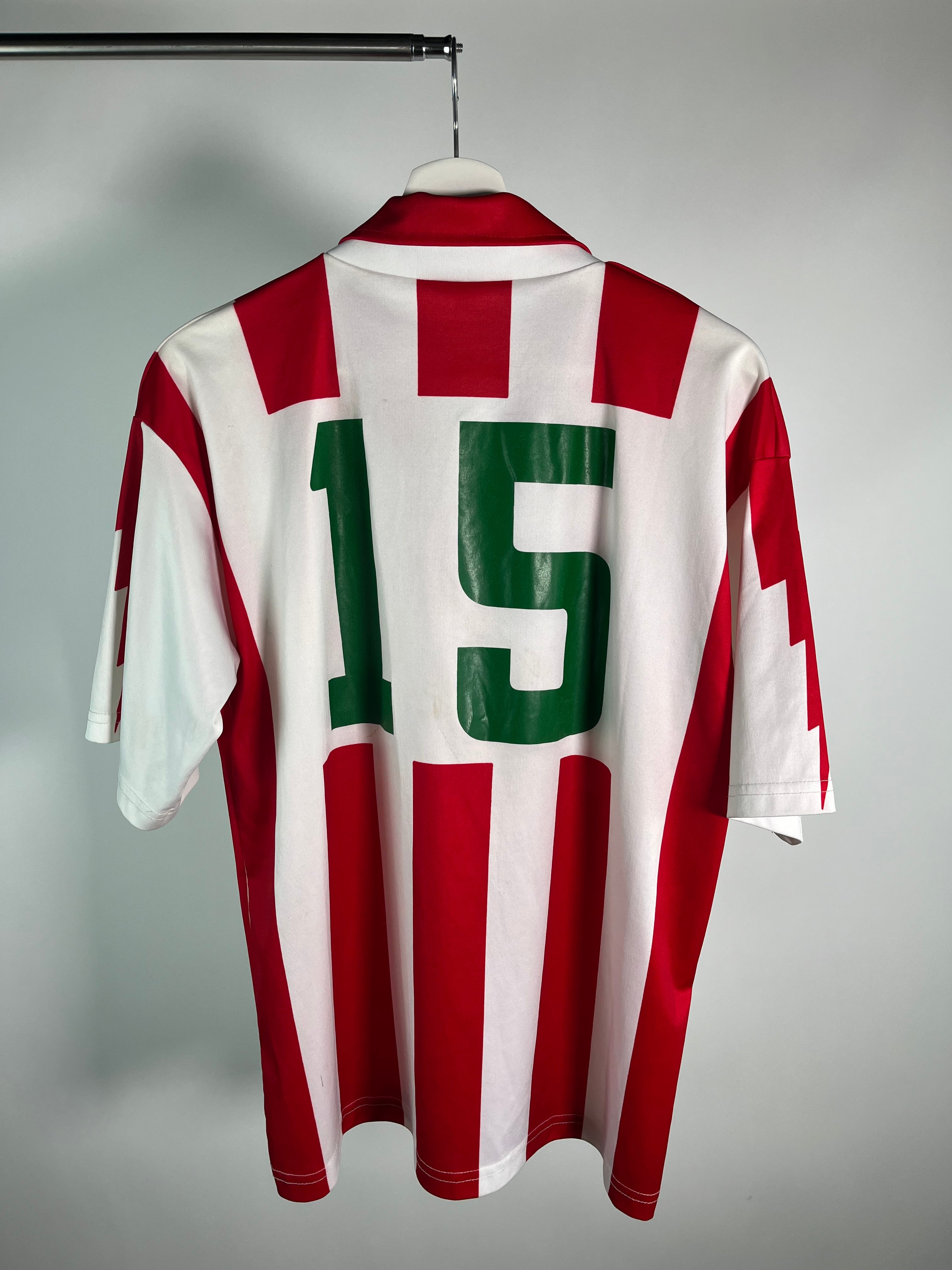 Jersey Necaxa Local 1994 1995 Utilería Octavio Becerril Autografiada (M)