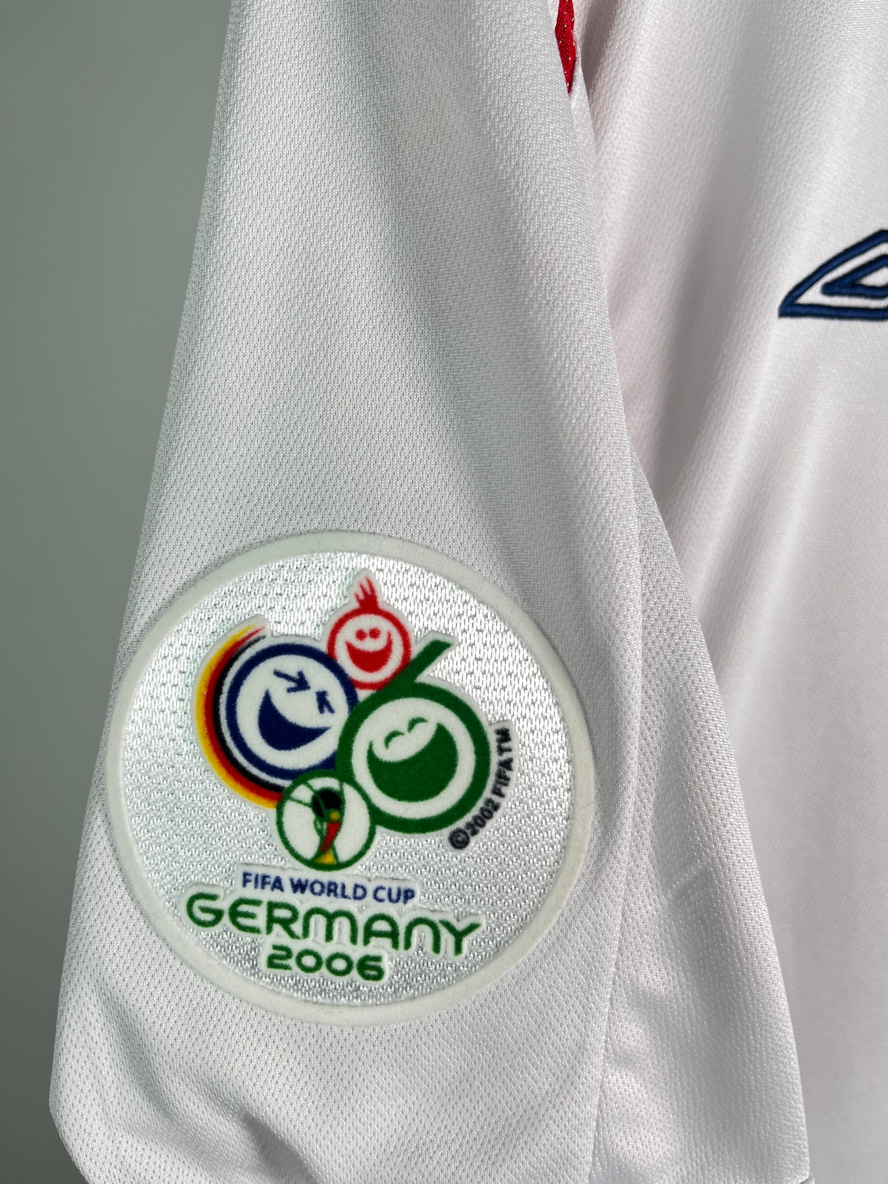 Jersey Inglaterra Local 2006 2007 *Mundial Alemania* David Beckham (L)