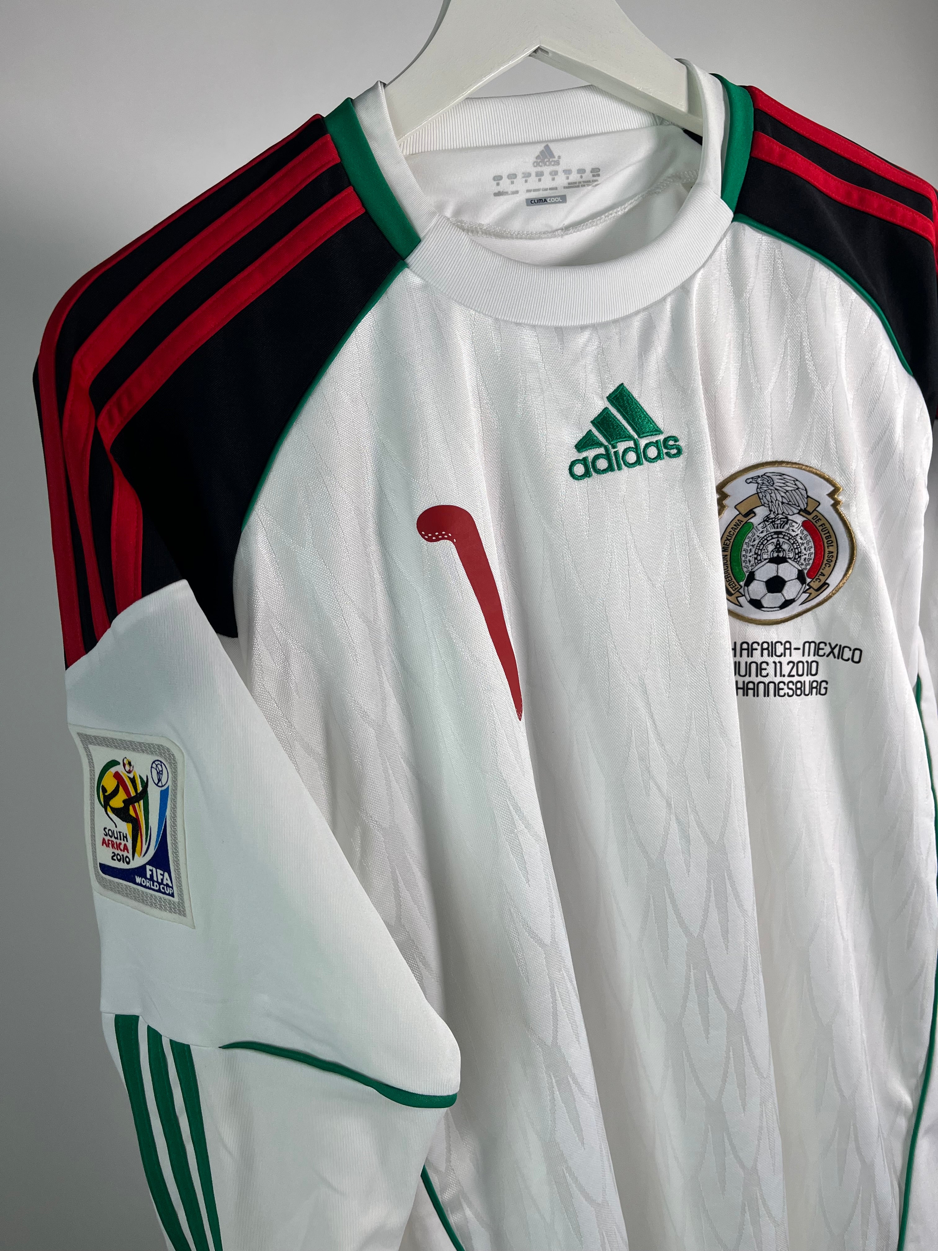 Jersey México Portero 2010 2011 *Match Detail vs Sudáfrica* Oscar Pérez (M)