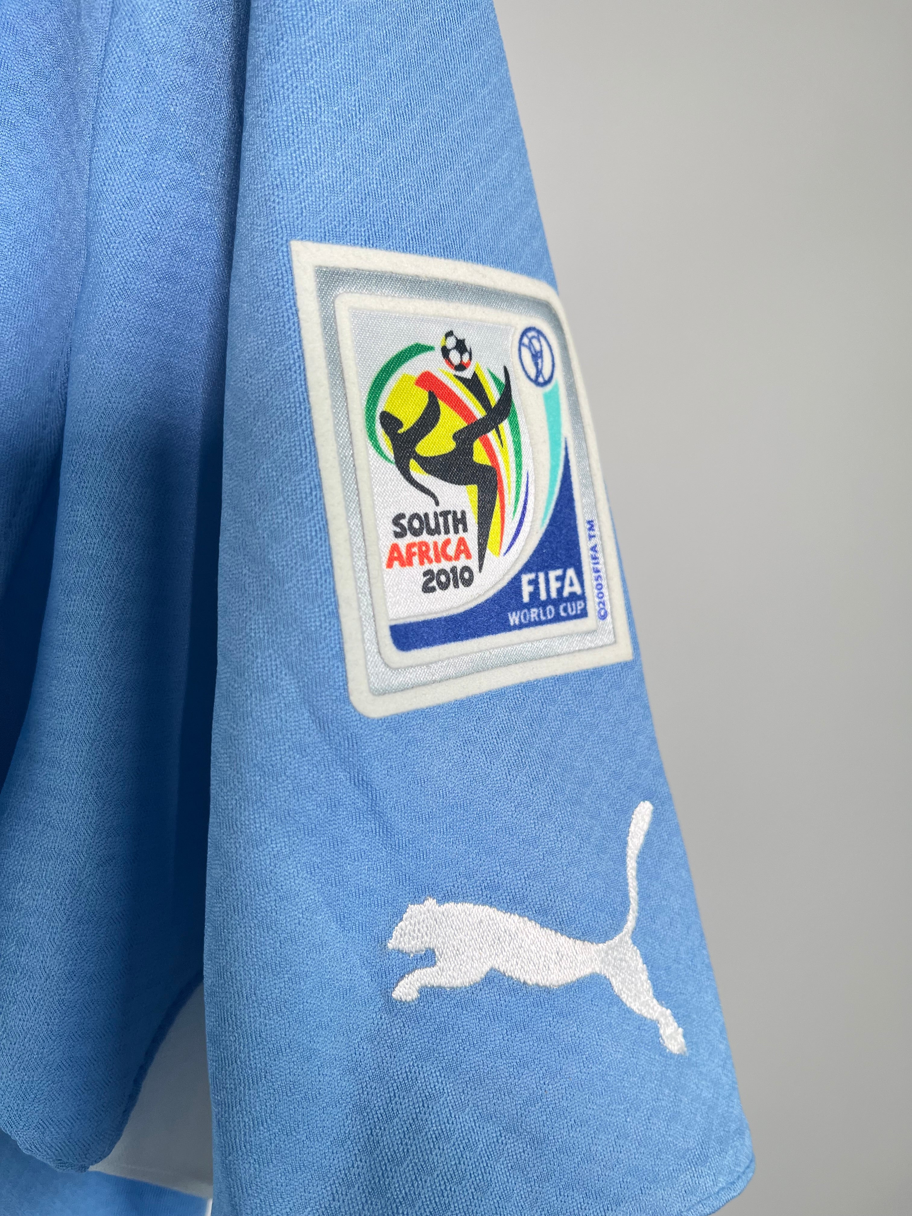 Jersey Uruguay Local 2010 2012 *C/Etiquetas* Sebastián "Loco" Abreu (L)