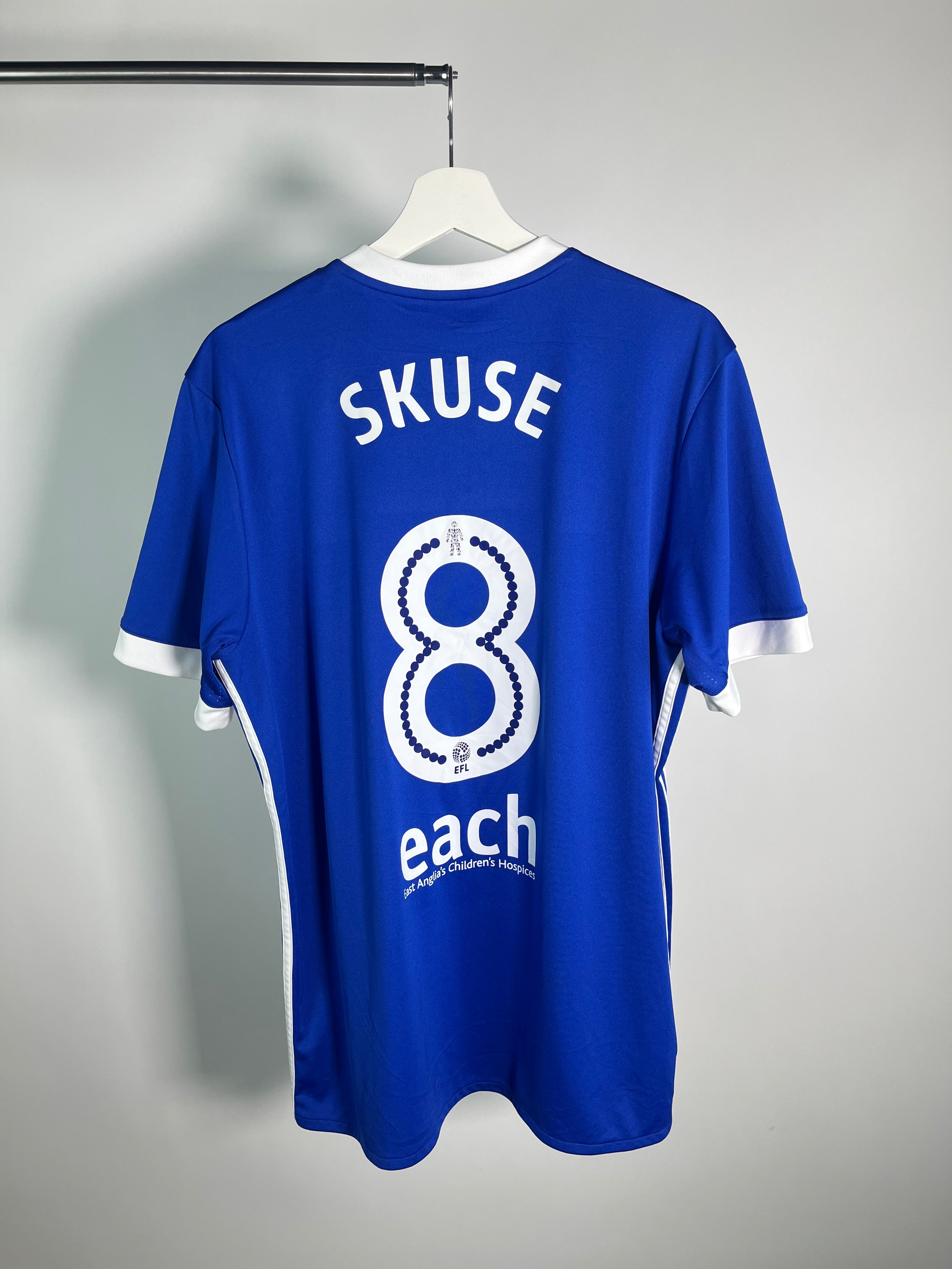 Jersey Ipswich Town Local 2017 2018 Cole Skuse (L)