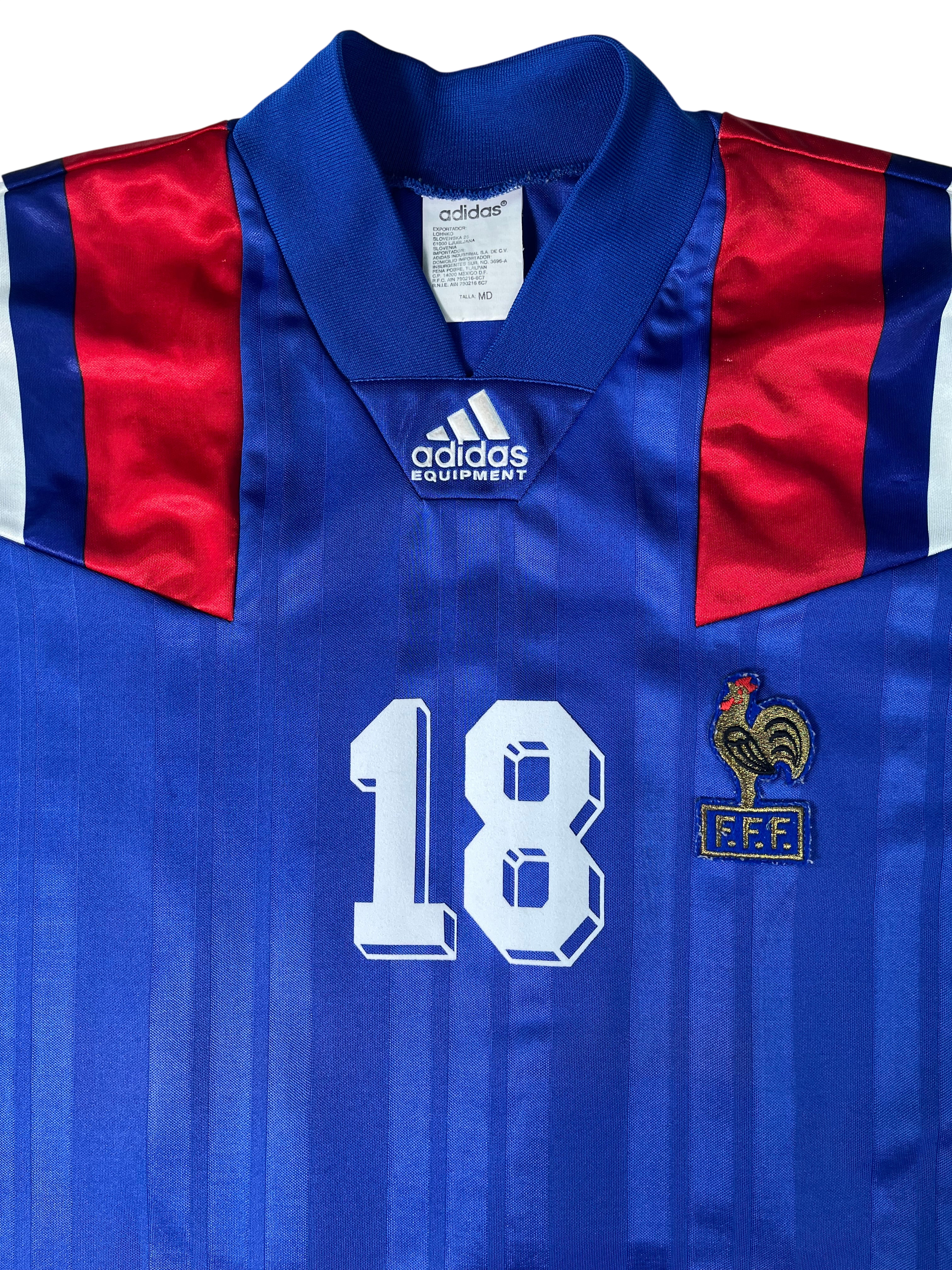 Jersey Francia Local 1992 1994 Éric Cantona (M)