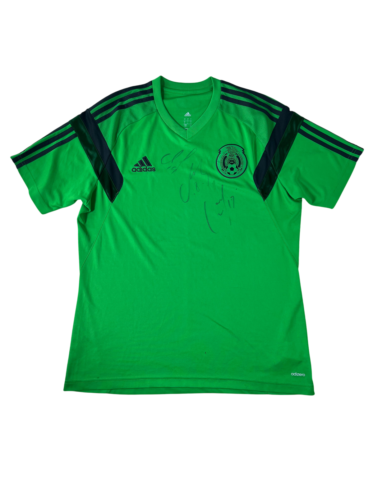 Jersey México Entrenamiento 2014 2015 Versión Jugador *Autografiada* (L)