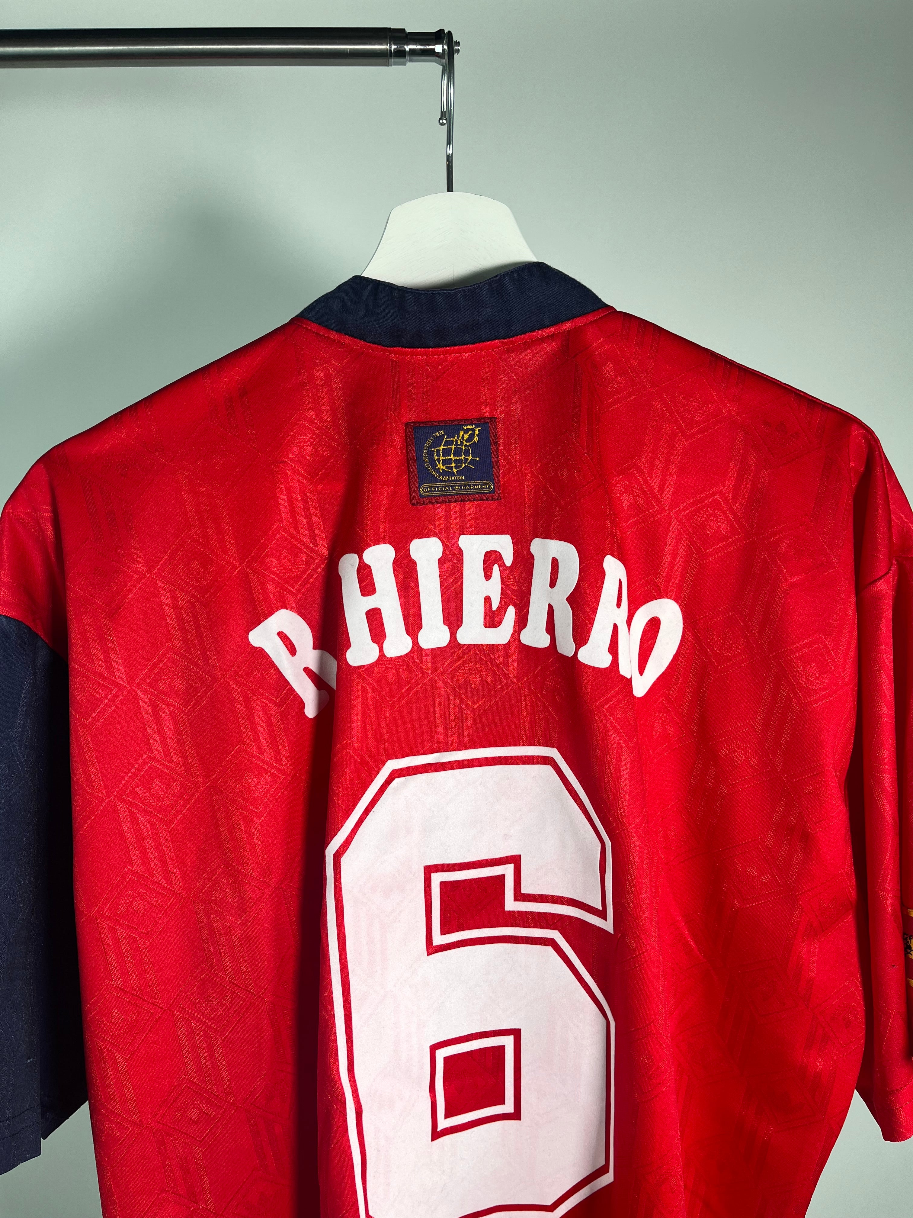 Jersey España Local 1996 1998 Fernando Hierro (L)