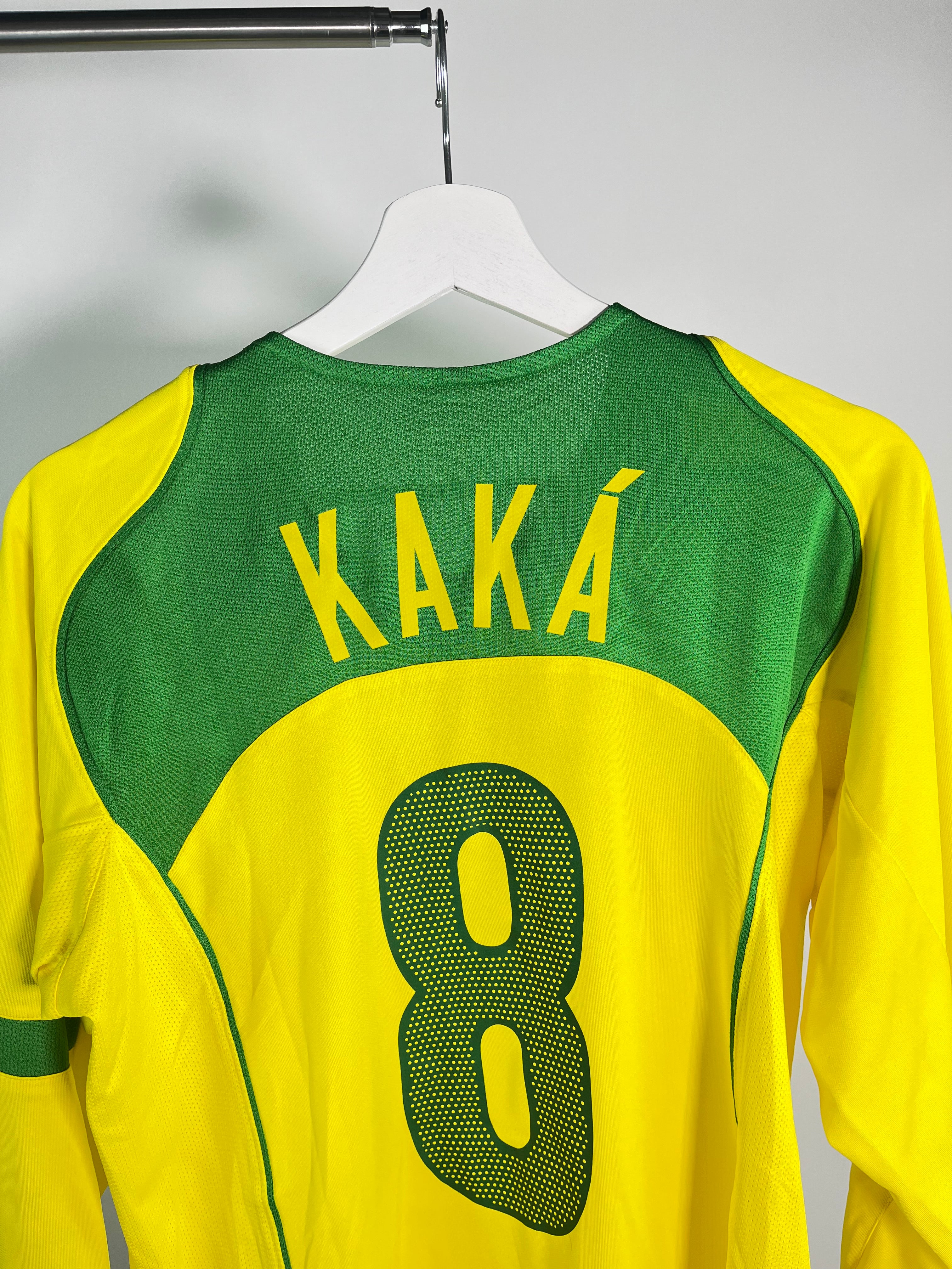 Jersey Brasil Local 2004 2006 Manga Larga Kaká (M)