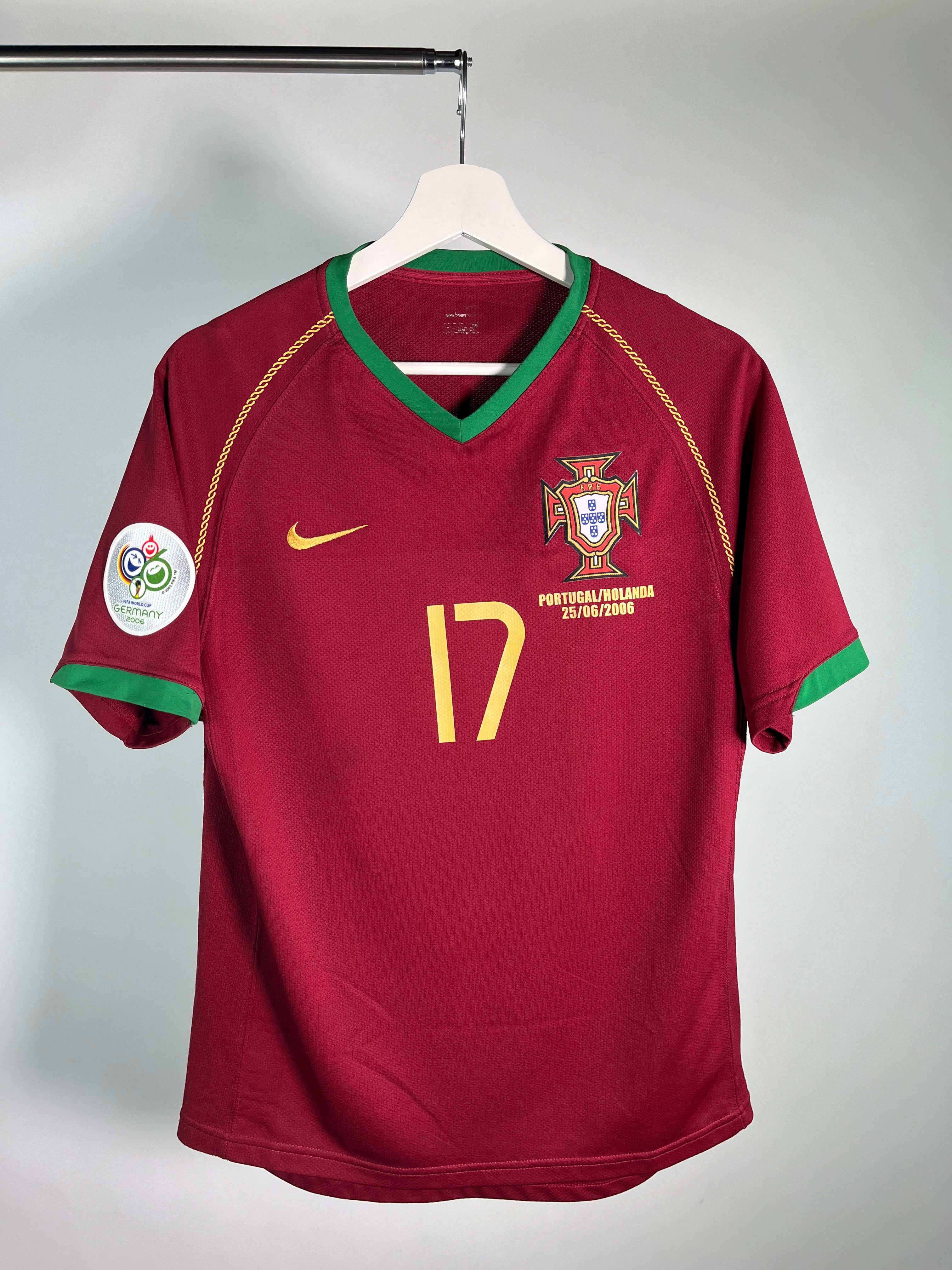 Jersey Portugal Local 2006 2008 *Match Detail vs Holanda* Cristiano Ronaldo (M)