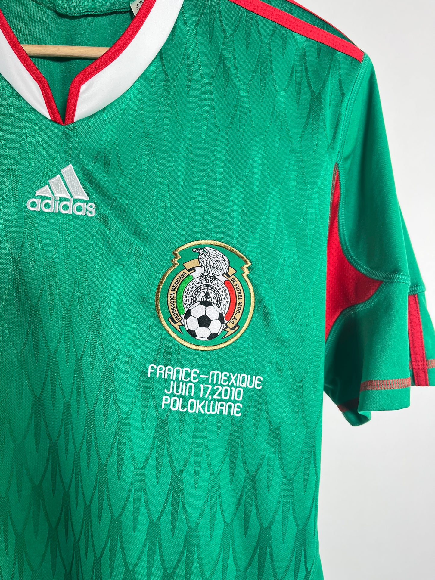 Jersey Mexico Local 2010 2011 *Match Detail vs Francia* Rafael Márquez (M)