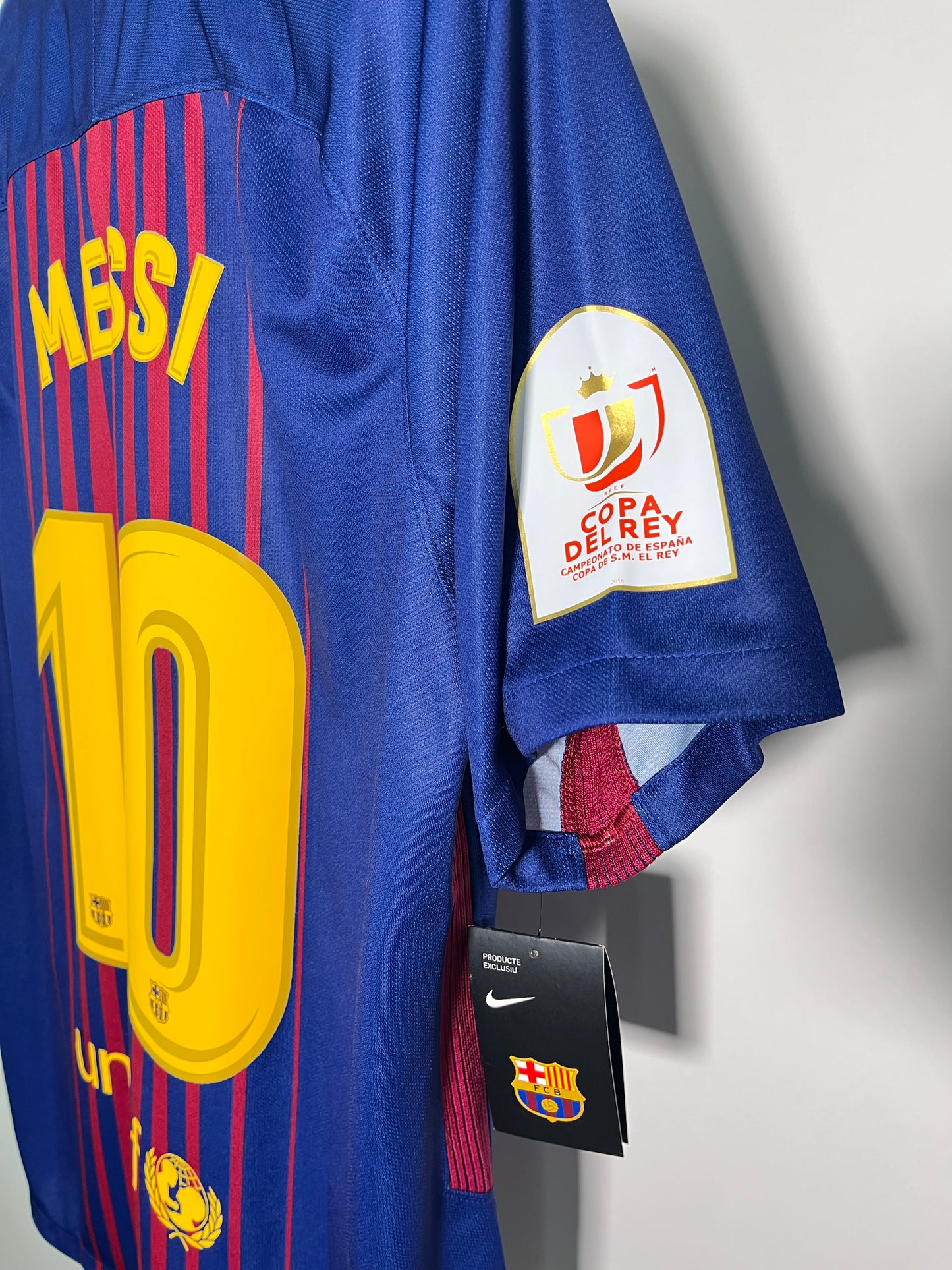 Jersey Barcelona Local 2017 2018 *C/Etiquetas* Copa del Rey Lionel Messi (L)