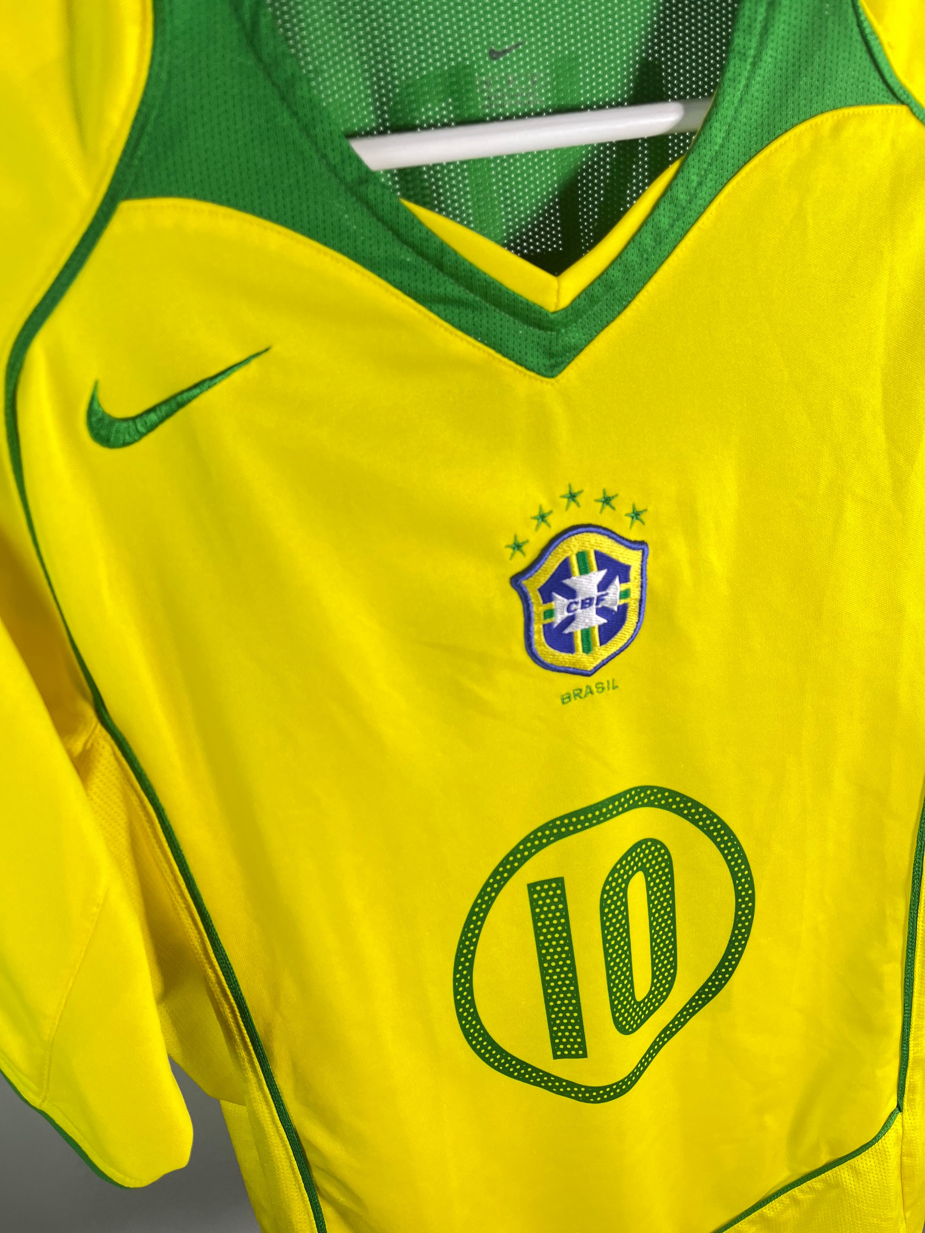 Jersey Brasil Local 2004 2006 Ronaldinho (S)