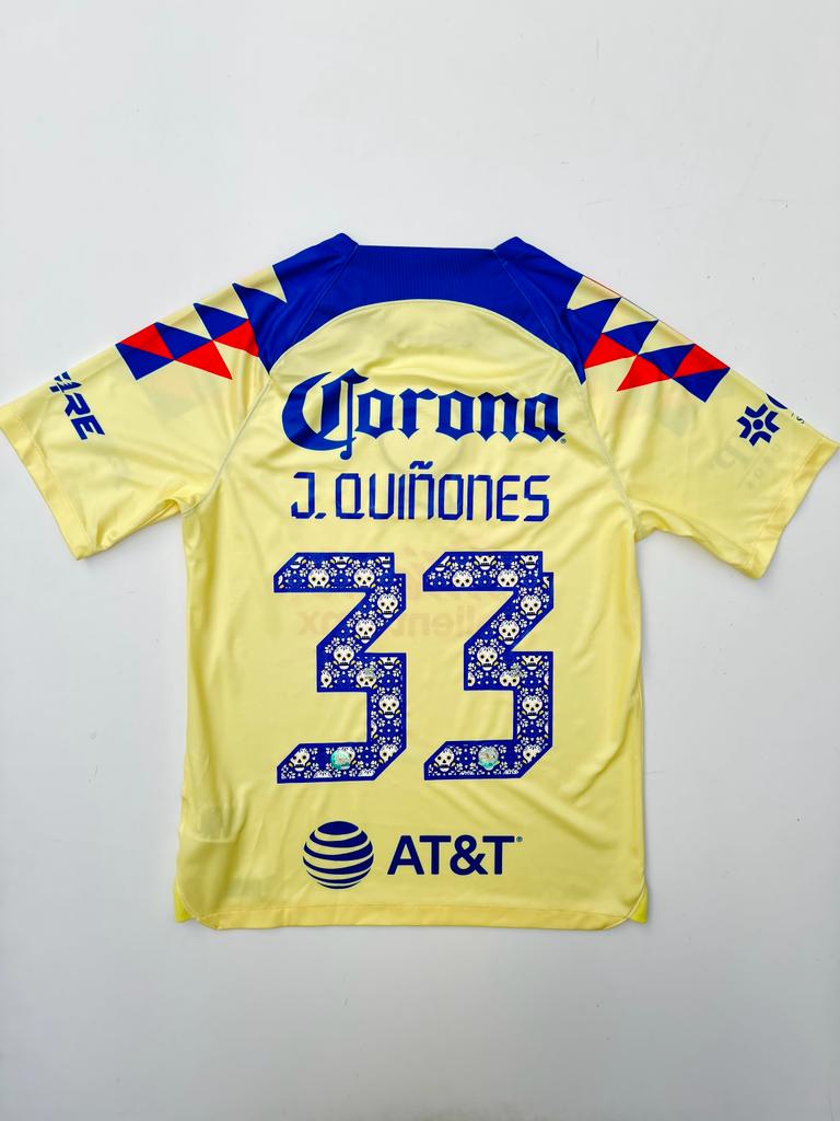 Jersey Club América Home 2023 2024 Julián Quiñones (M)