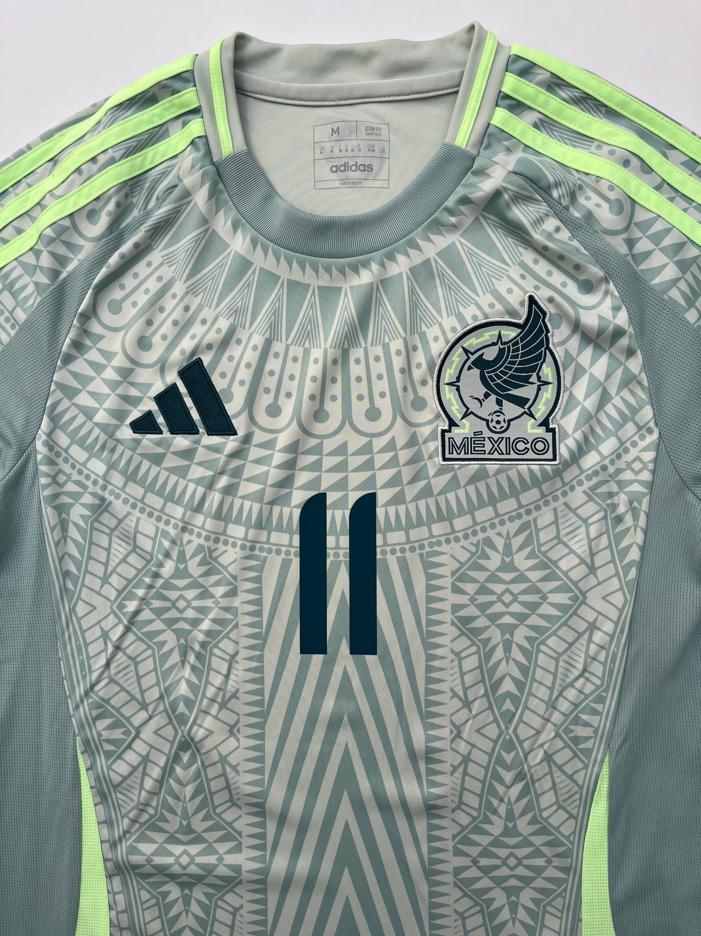 Jersey México Visita 2024 2025 Manga Larga Santiago Gimenez (M)