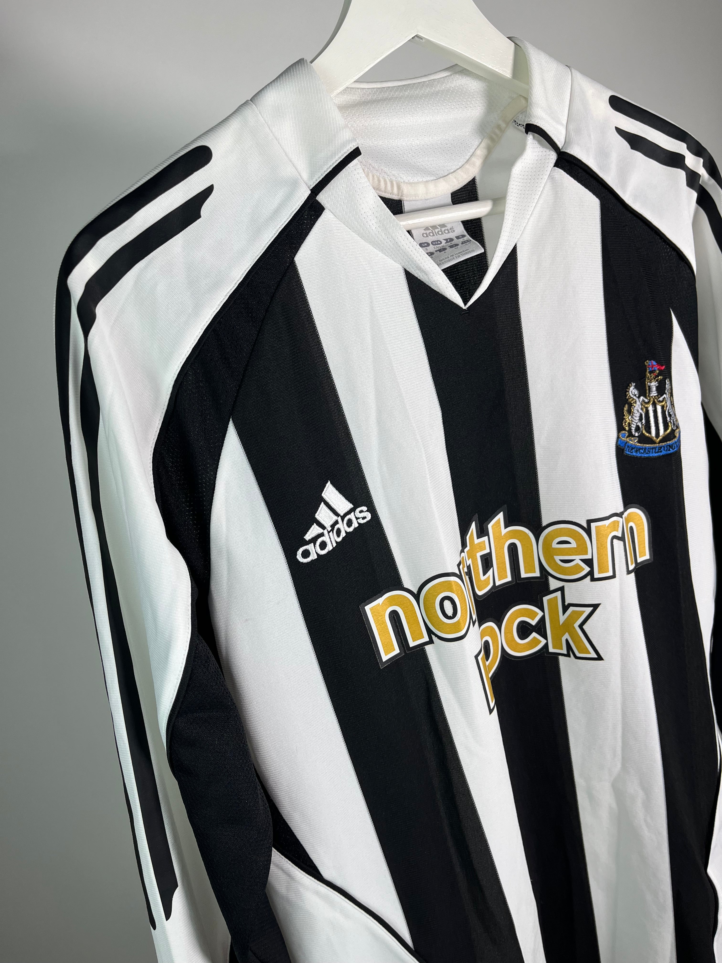 Jersey Newcastle United Local 2005 2006 Manga Larga (S)