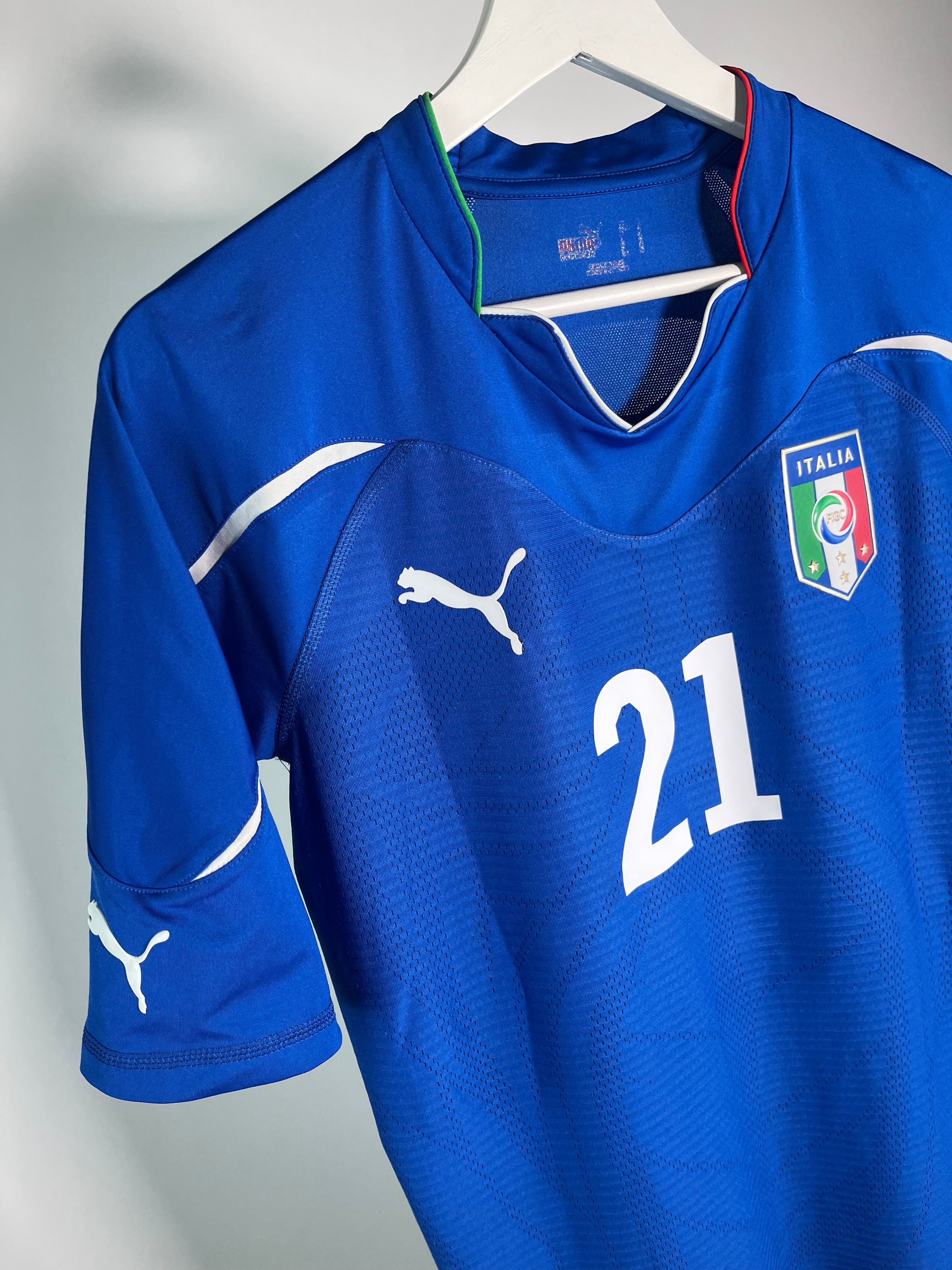 Jersey Italia Local 2010 2011 Versión Jugador Andrea Pirlo (M)