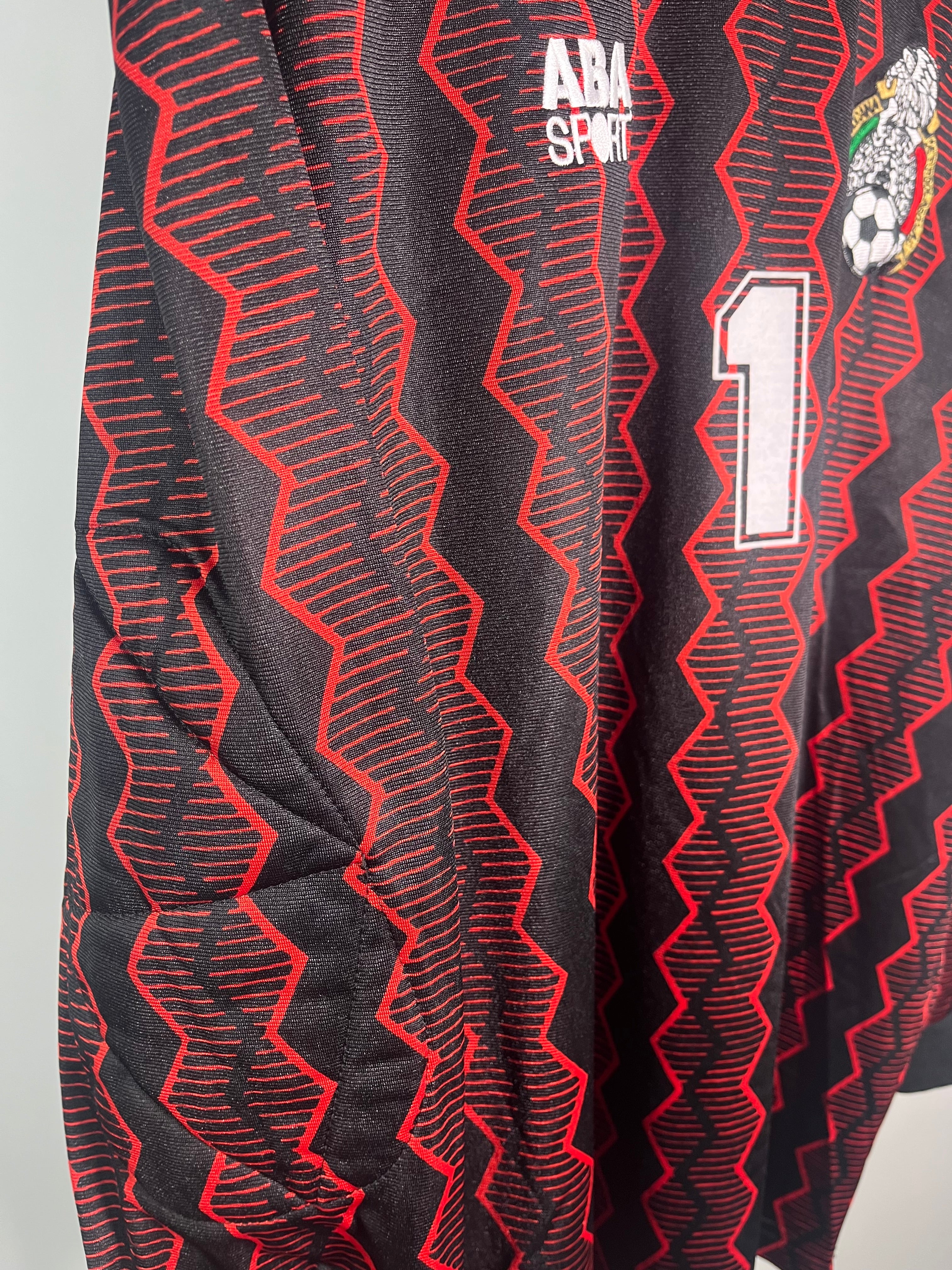 Jersey México Portero 1997 1998 Manga Larga Oswaldo Sanchez (XL)