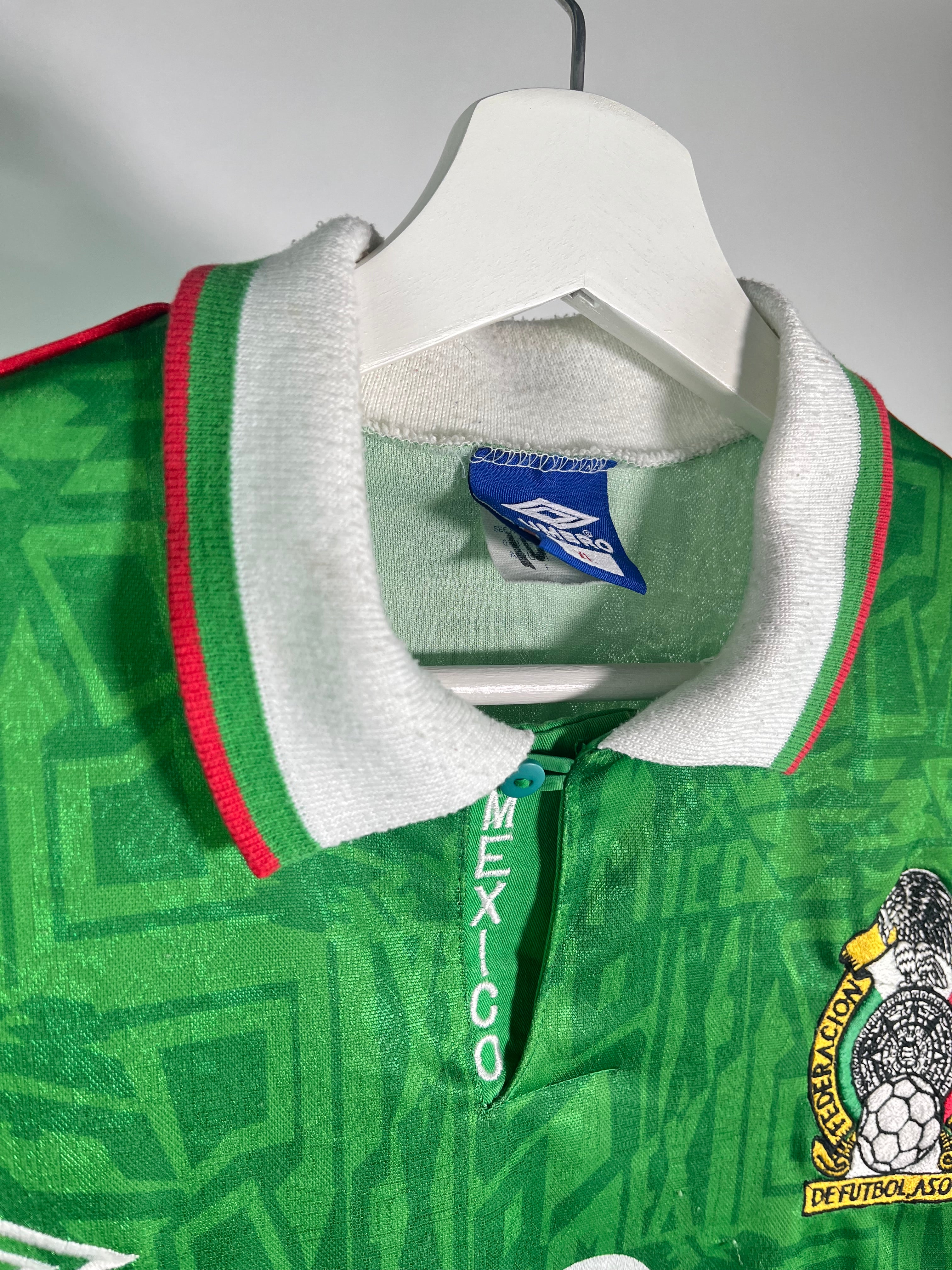 Jersey México Local 1993 1994 Utilería Luis García (XL)