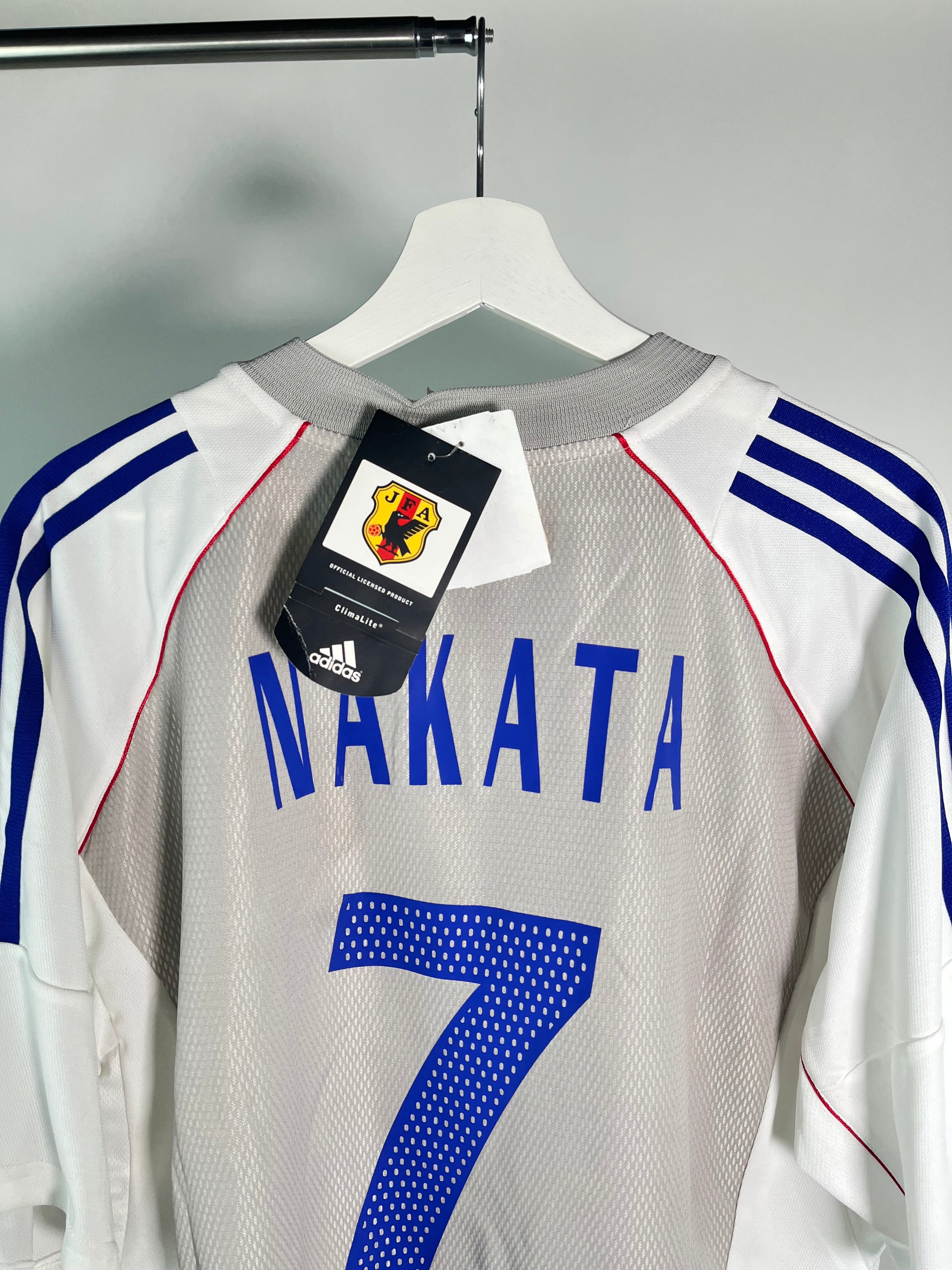 Jersey Japón Visita 2002 2004 Hidetoshi Nakata *C/Etiquetas* (L)