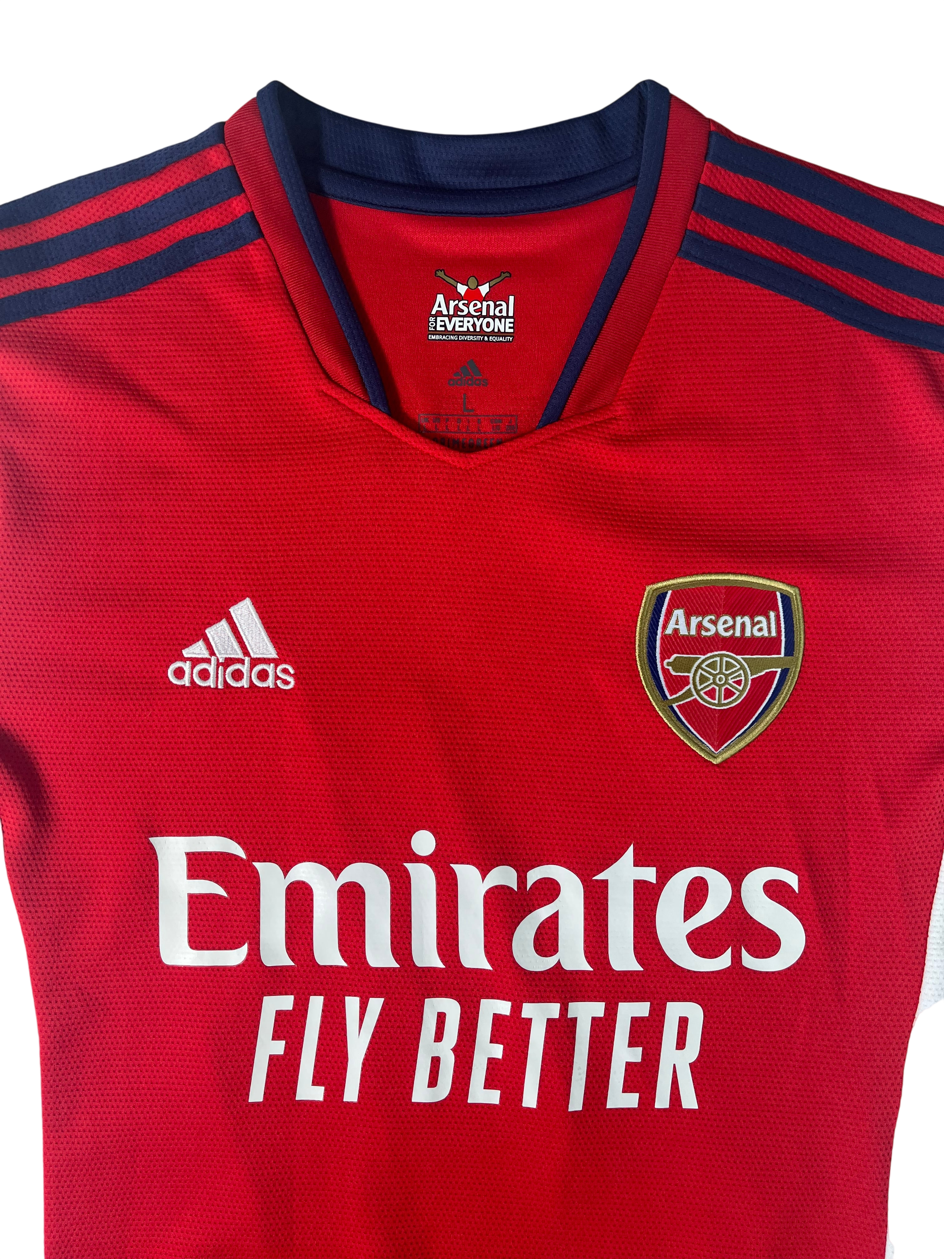 Jersey Arsenal Local 2021 2022 Autografiada Pierre Emerick Aubameyang (L)