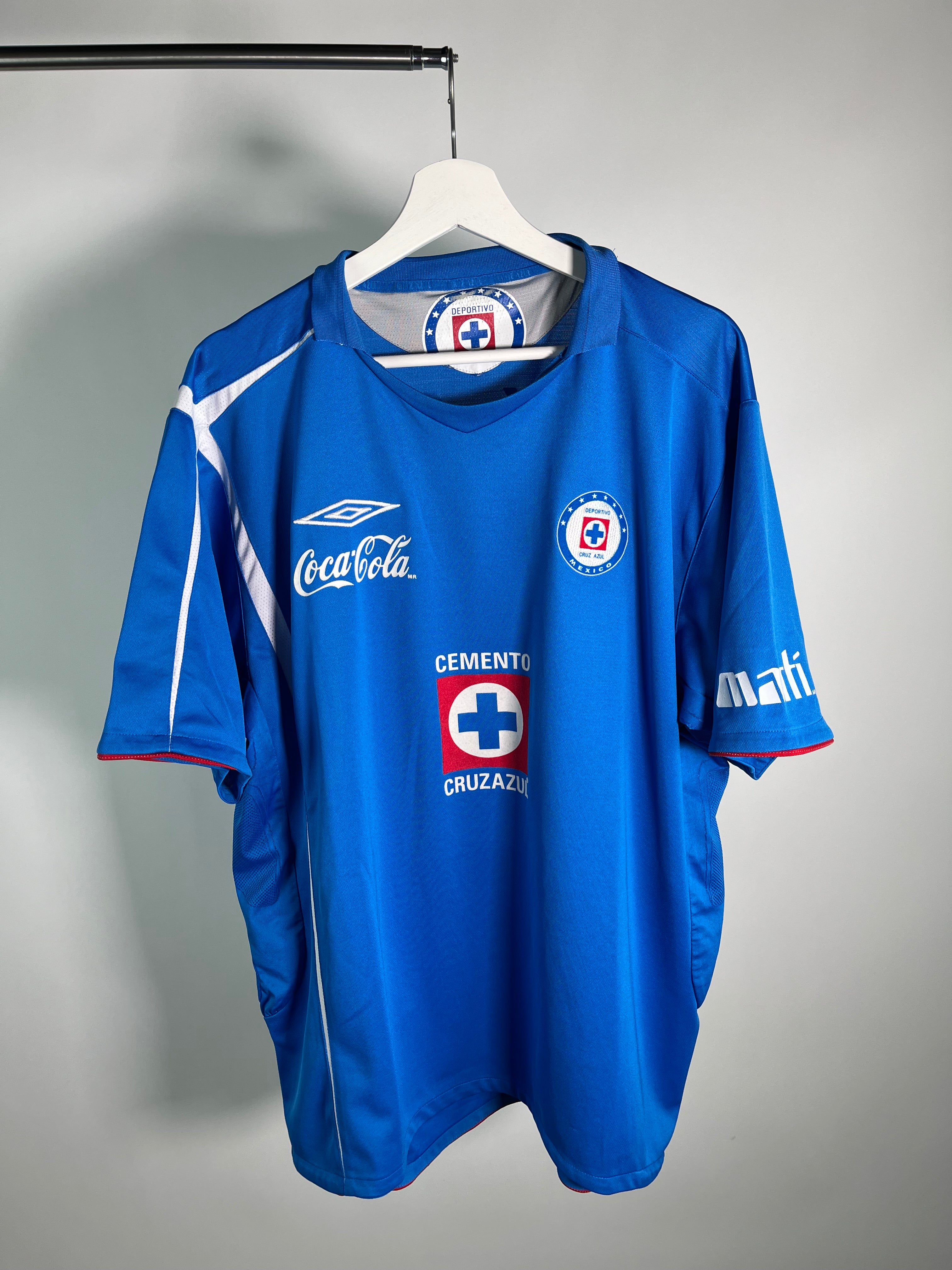 Jersey Cruz Azul Local 2006 2007 Cesar Delgado (XL)