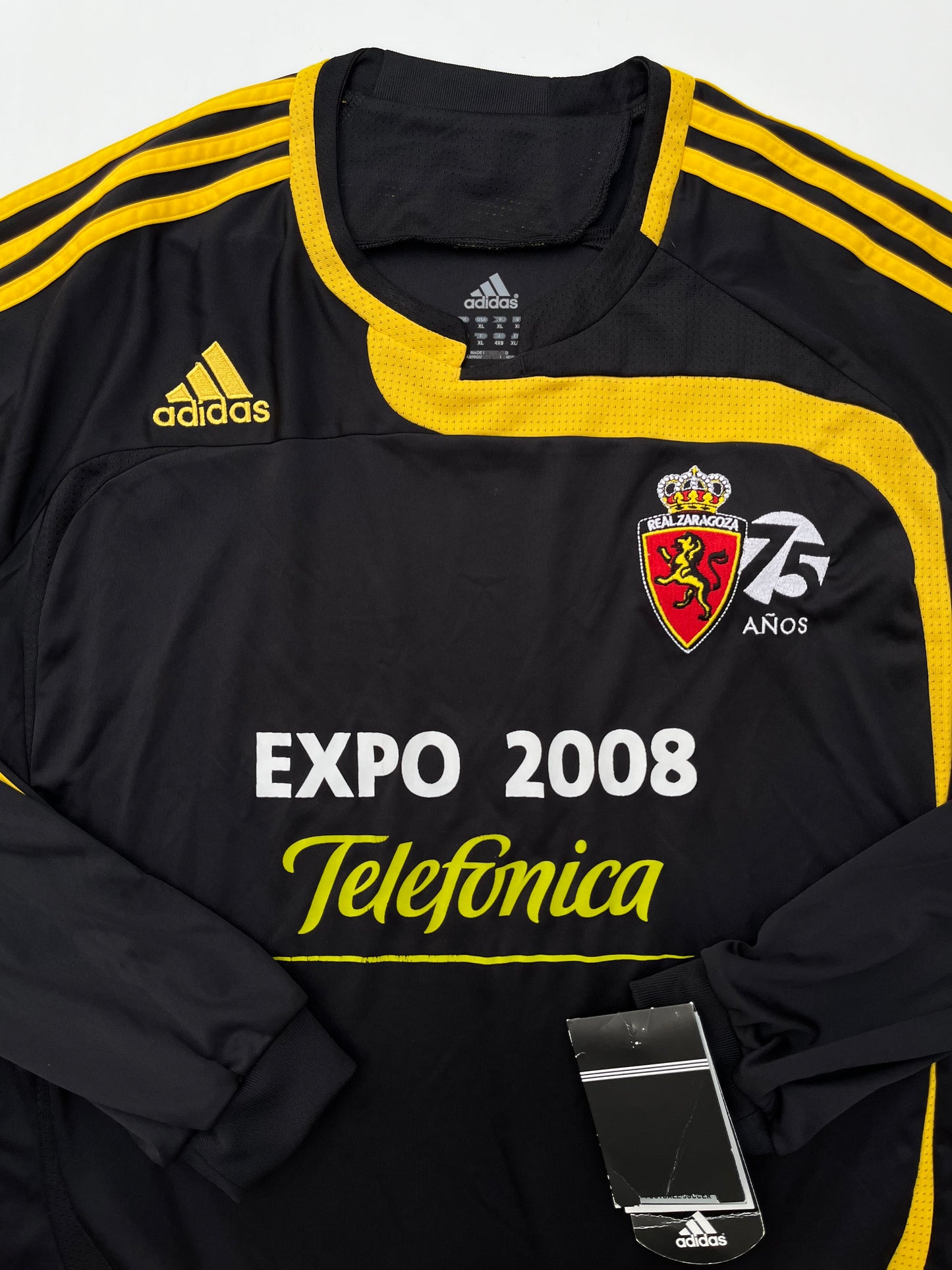 Jersey Real Zaragoza Visita 2007 2008 *C/ Etiquetas* Manga Larga (XL)