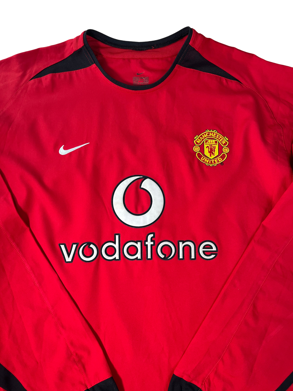 Jersey Manchester United Local 2003 2004 Manga Larga Cristiano Ronaldo (XL)
