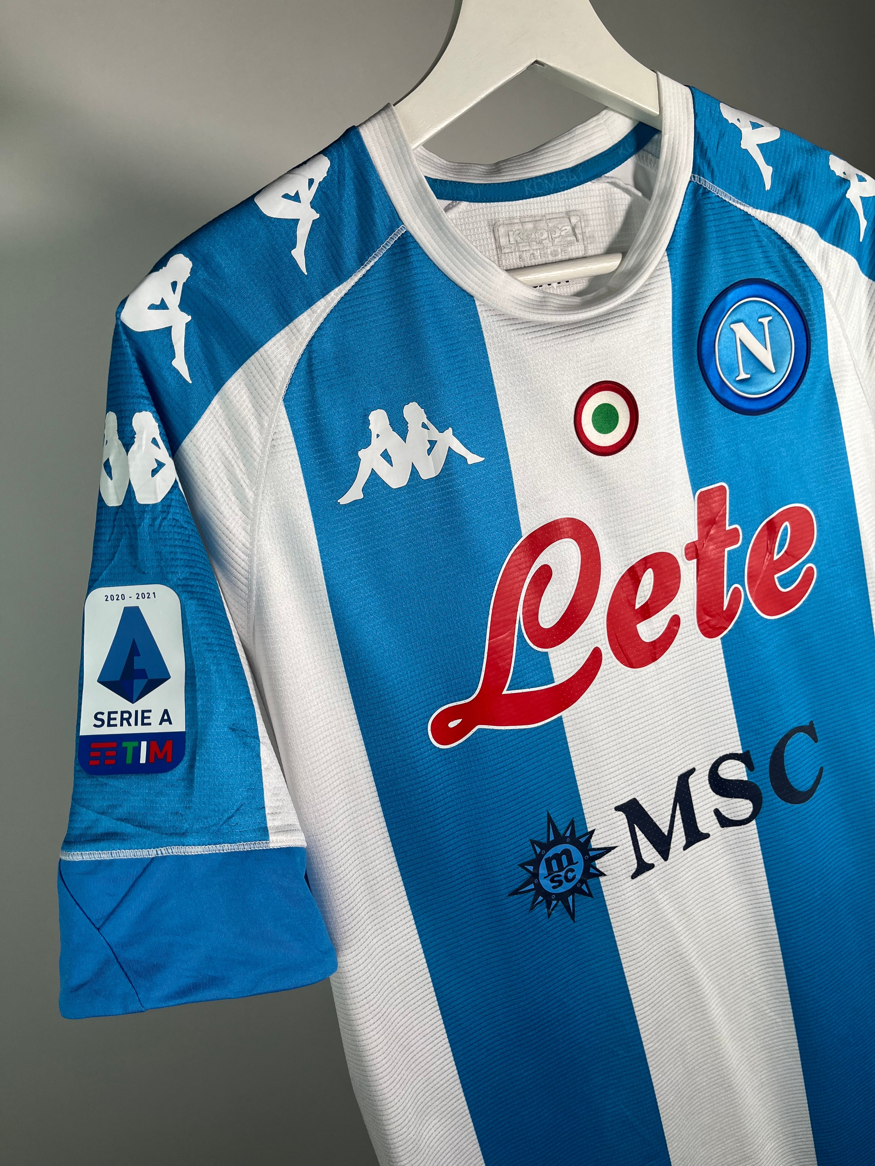 Jersey Napoli Cuarta 2020 2021 *Versión Jugador Kombat* Diego Armando Maradona (L)