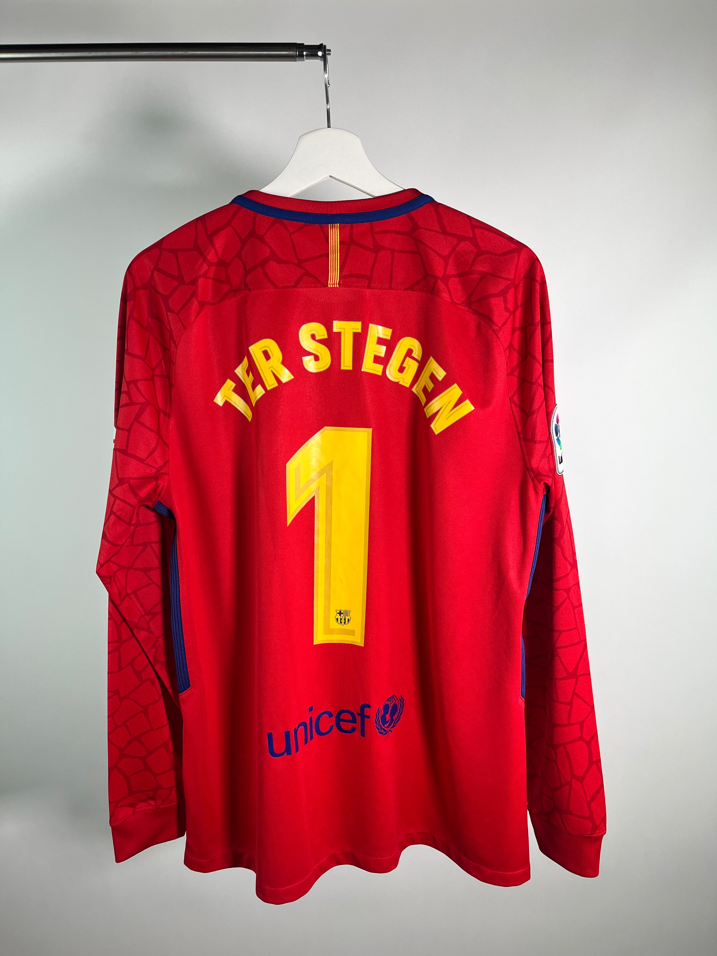Jersey Barcelona Portero 2017 2018 Manga Larga Marc-André Ter Stegen (L)