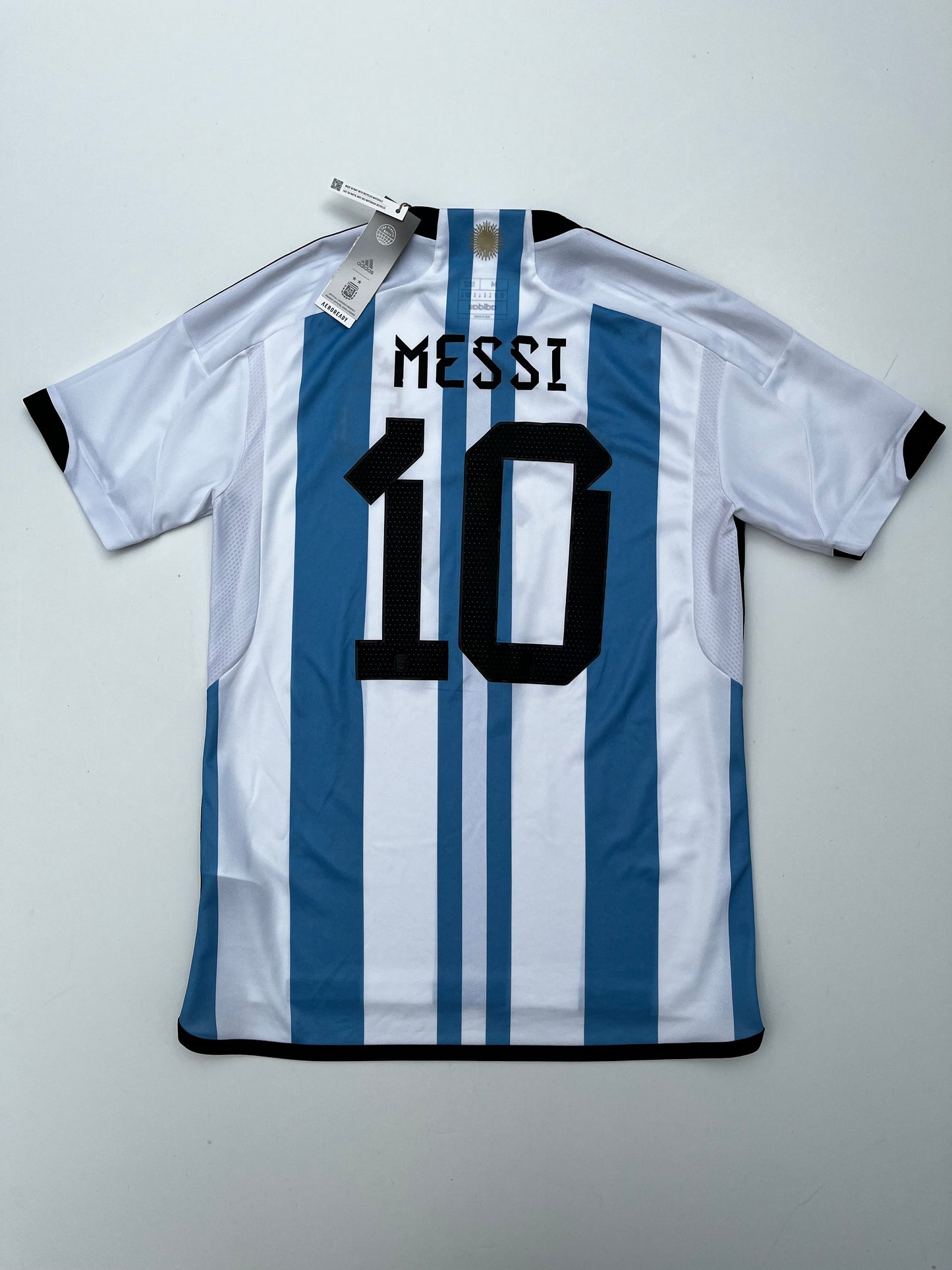 Jersey Argentina Local 2022 2023 *Campeones 3 estrellas* Lionel Messi (M)
