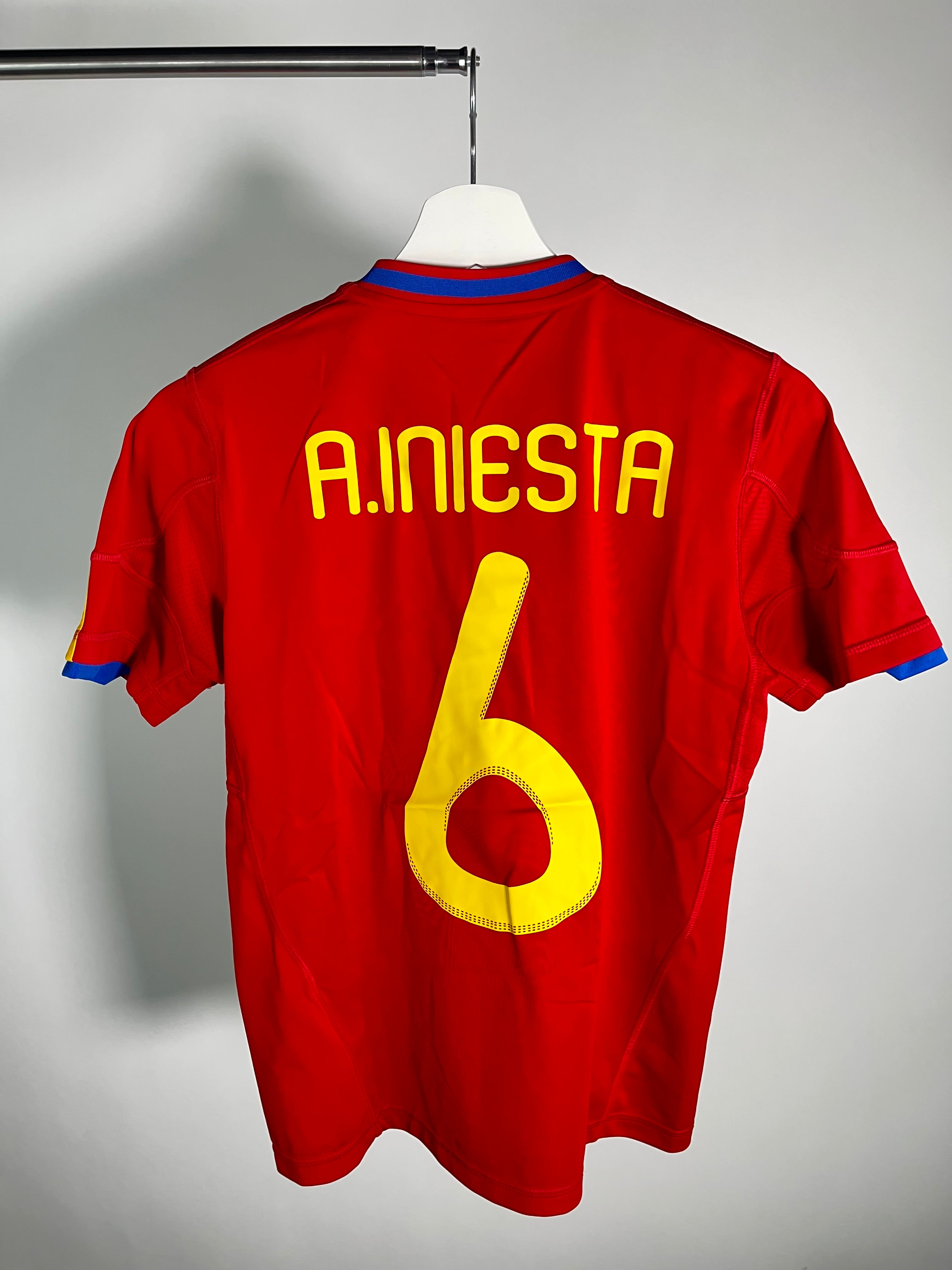 Jersey España Local 2010 2012 Andrés Iniesta (M Niño)