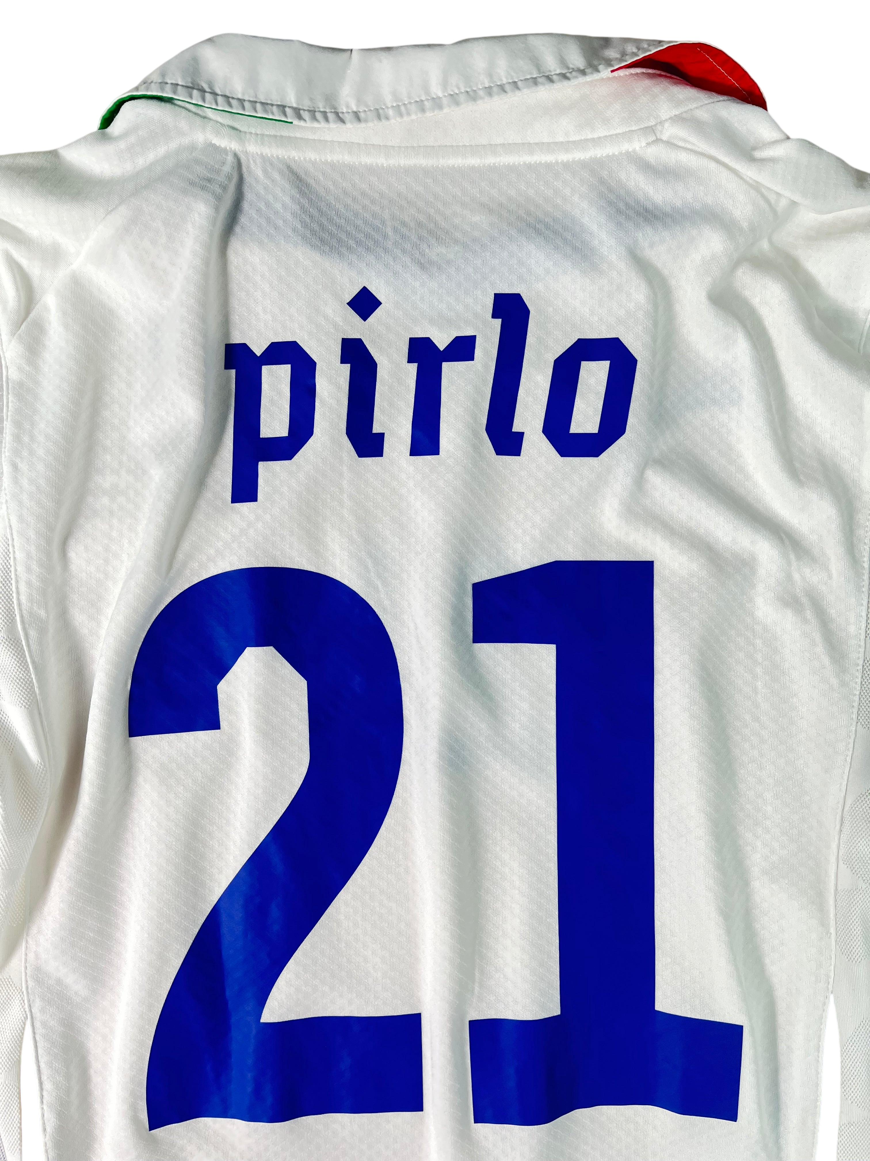Jersey Italia Visita 2010 2012 Manga Larga Andrea Pirlo (M)