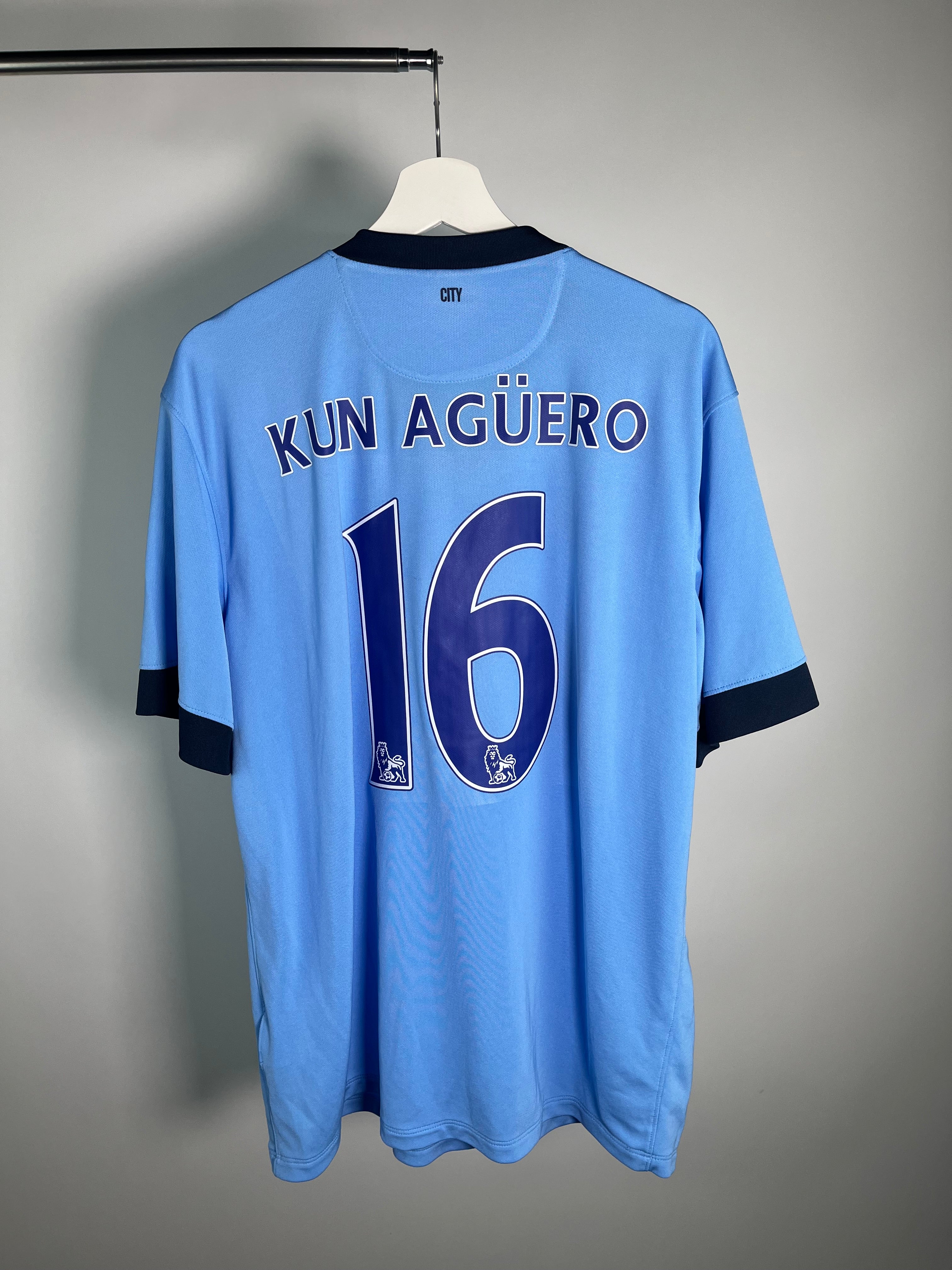 Jersey Manchester City Local 2014 2015 Sergio Kun Aguero (XL)