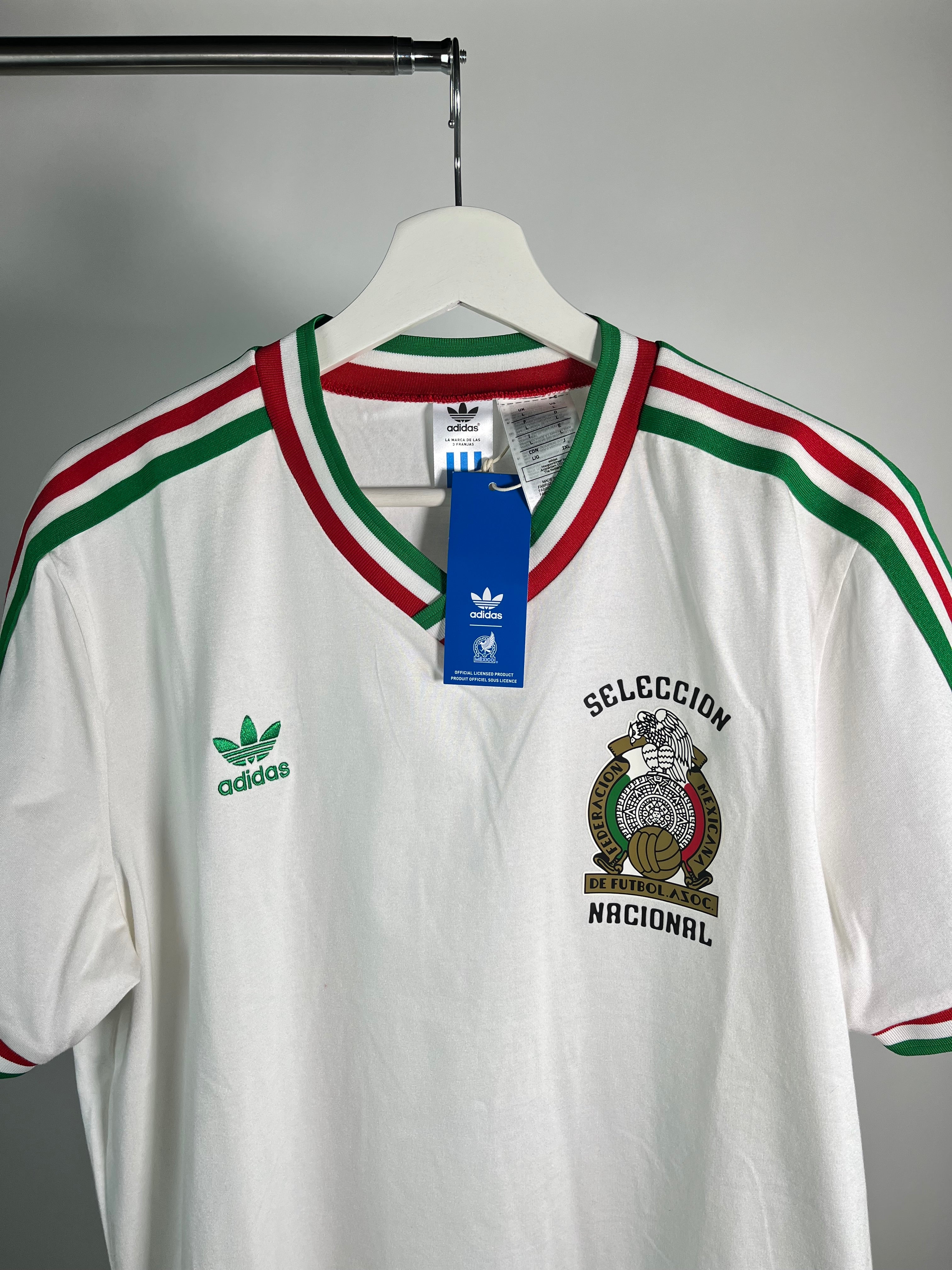 Jersey México Visita 1985 1986 *Reedición C/Etiquetas* (L)