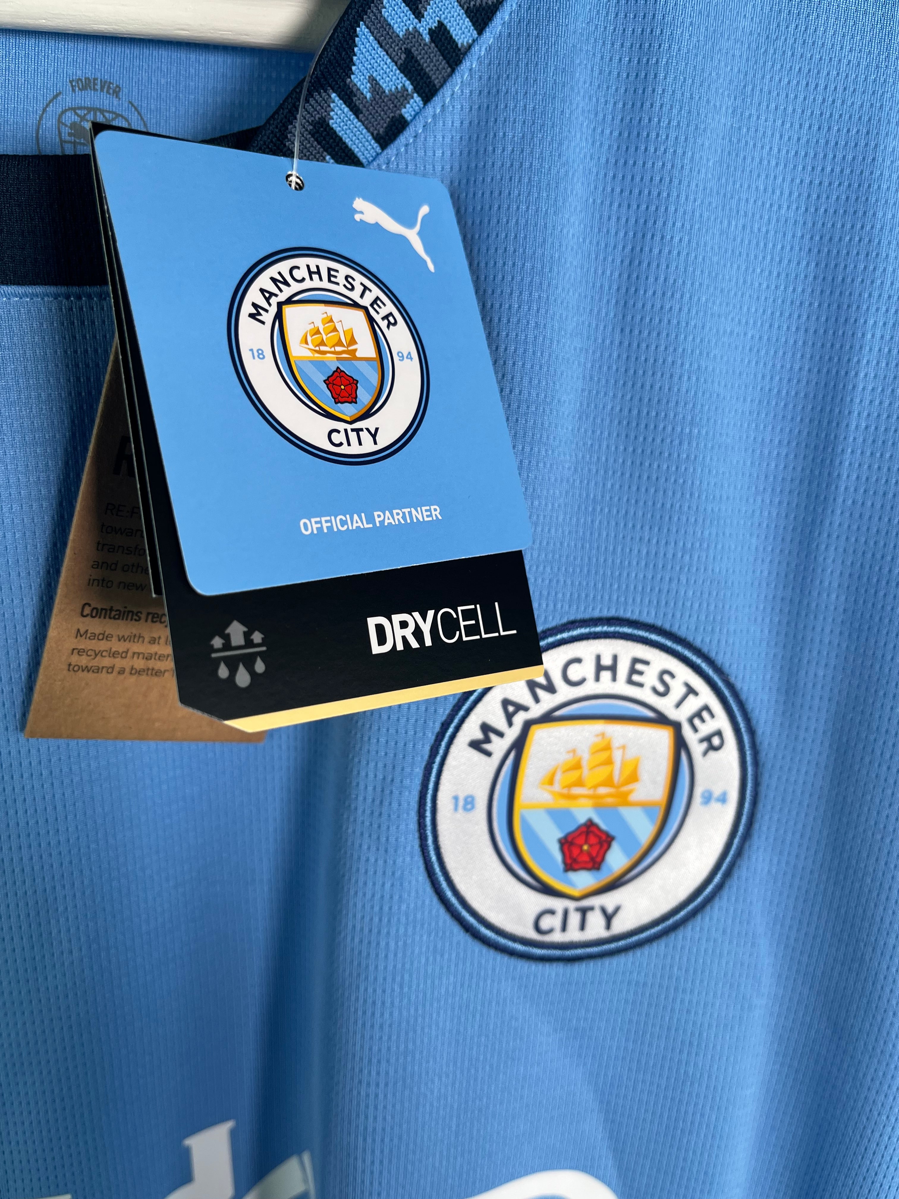 Jersey Manchester City Local 2024 2025 *C/Etiquetas* Erling Braut Haaland (XL)