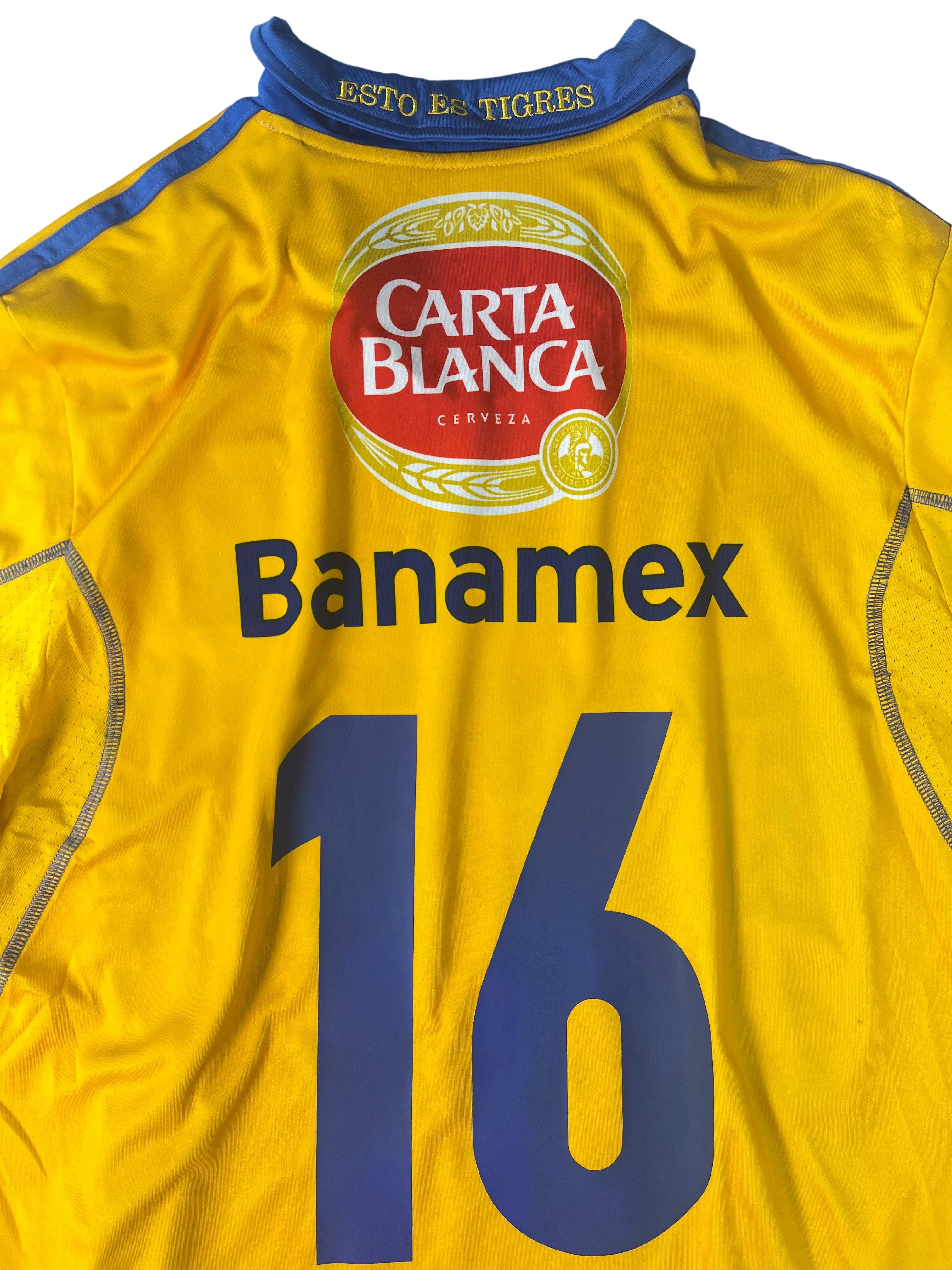 Jersey Tigres Local 2013 2014 Manga Larga Lucas Lobos (L)