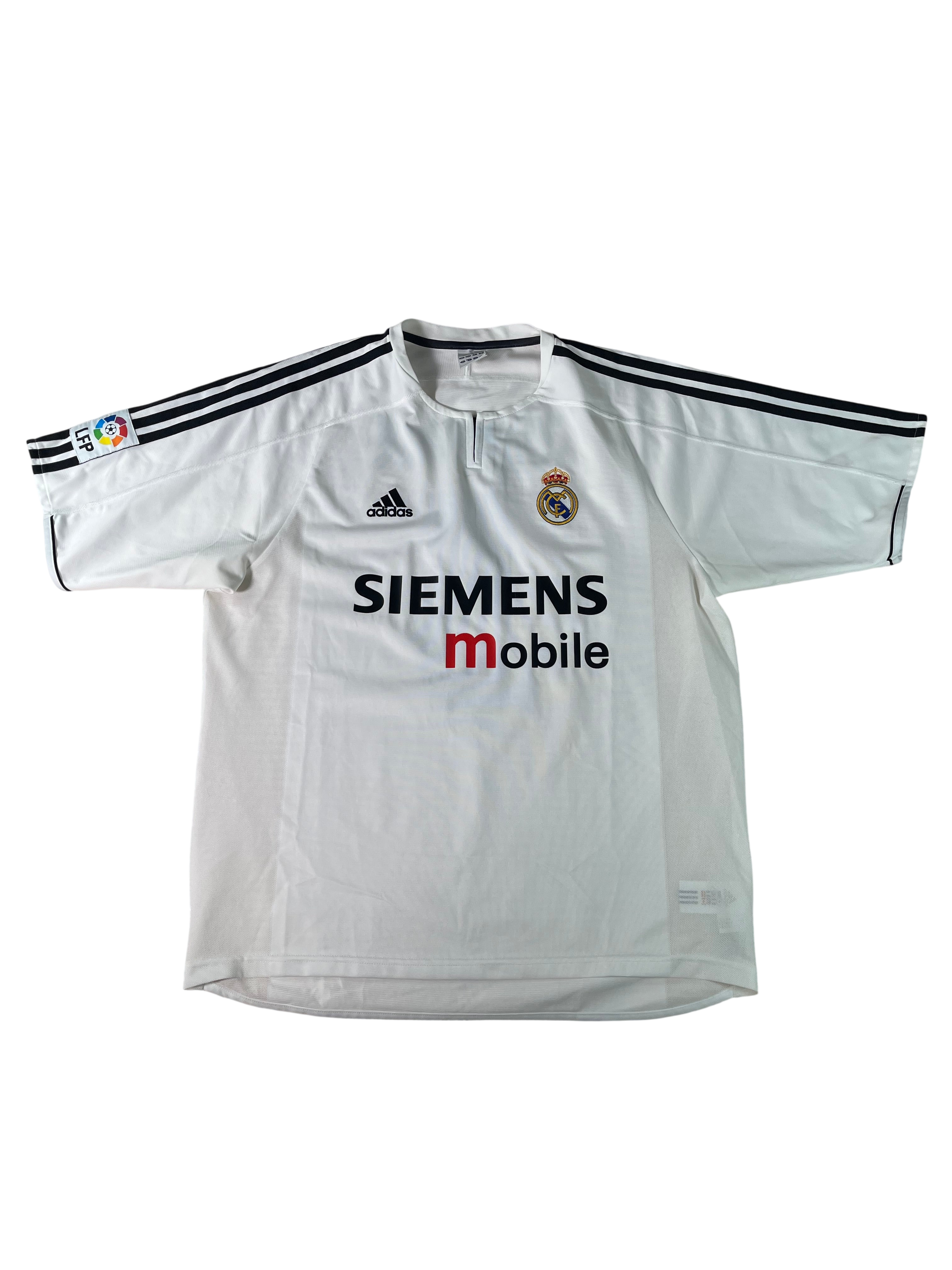 Jersey Real Madrid Local 2003 2004 Zinedine Zidane (L)