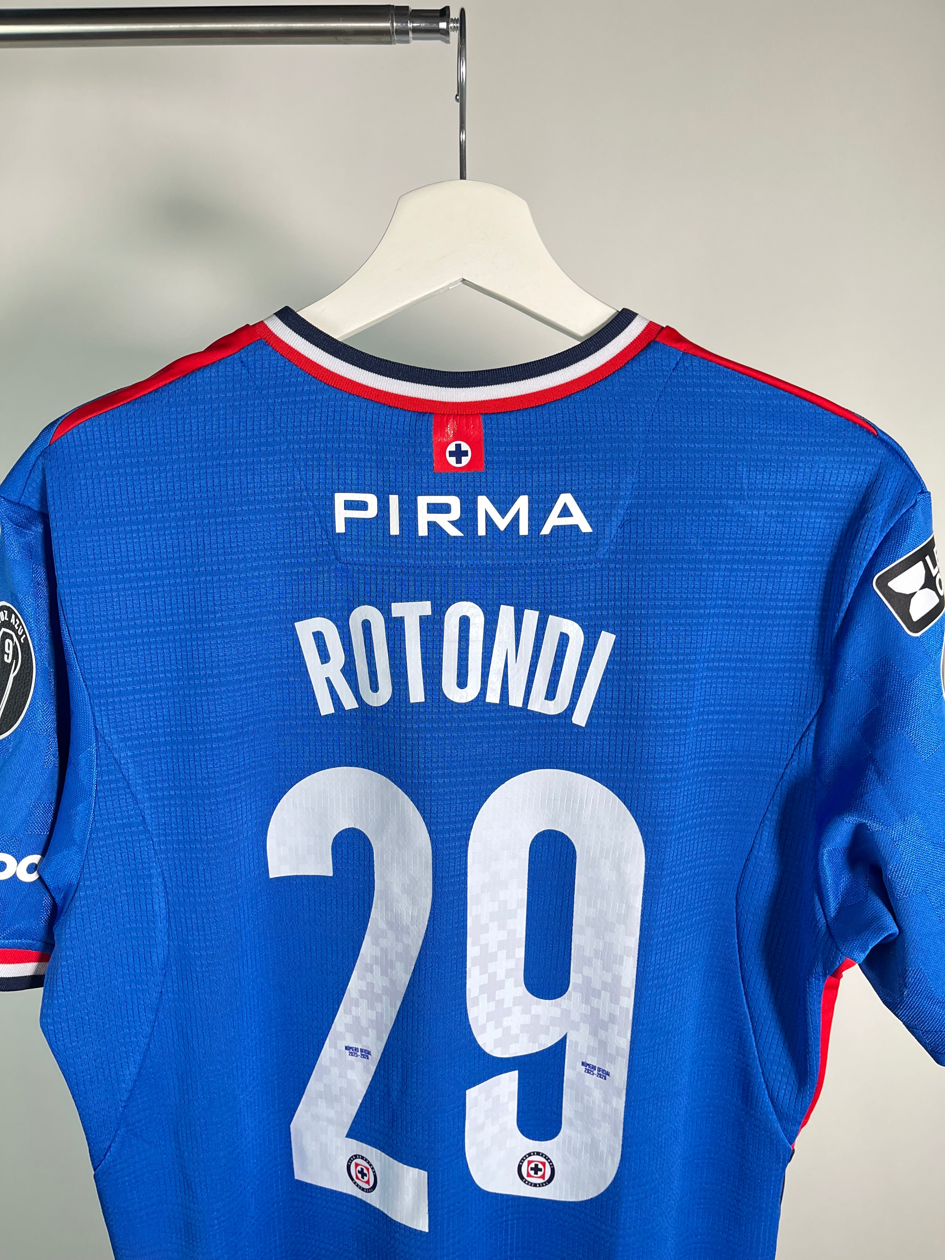 Jersey Cruz Azul Local 2025 2026 Match Worn Carlos Rotondi (M)
