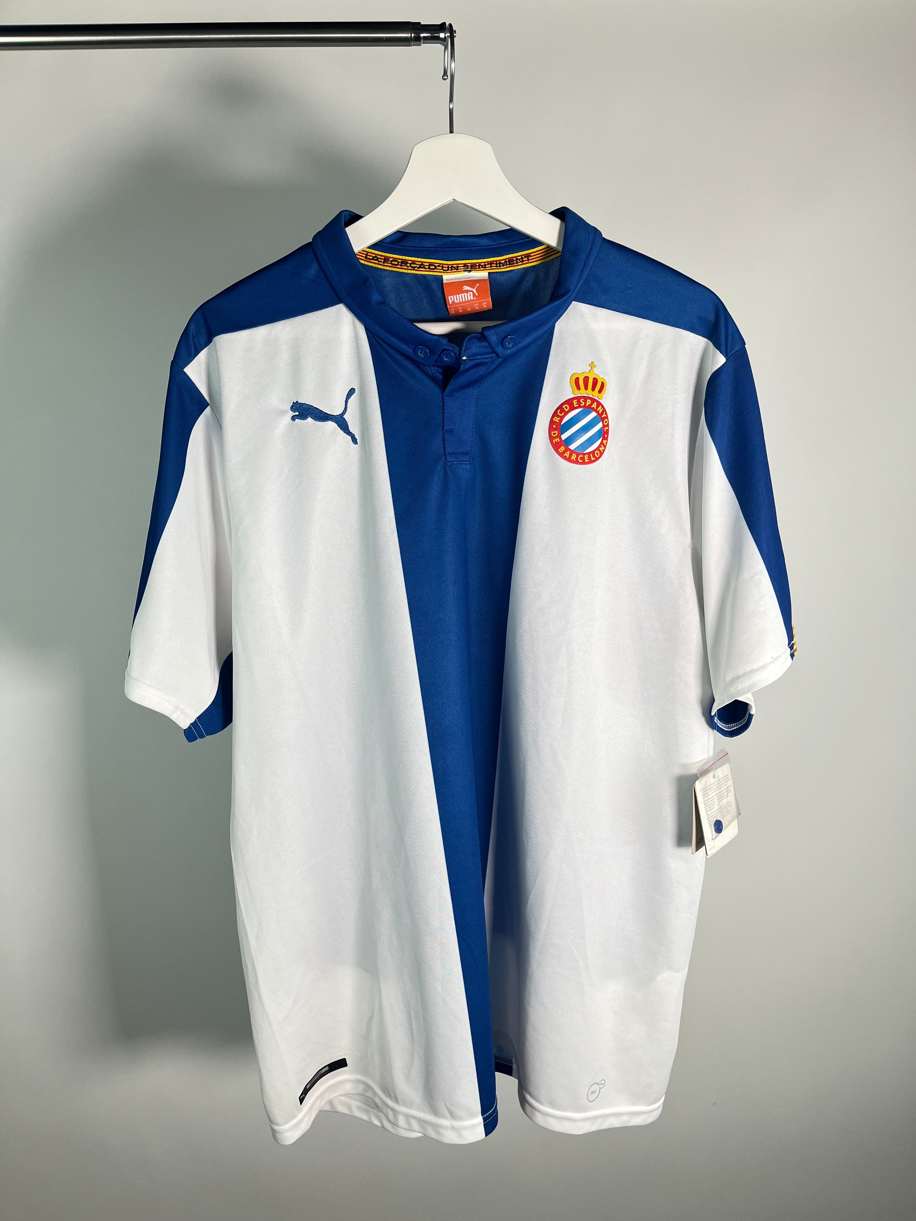 Jersey Espanyol de Barcelona Local 2014 2015 *C/Etiquetas* (XL)