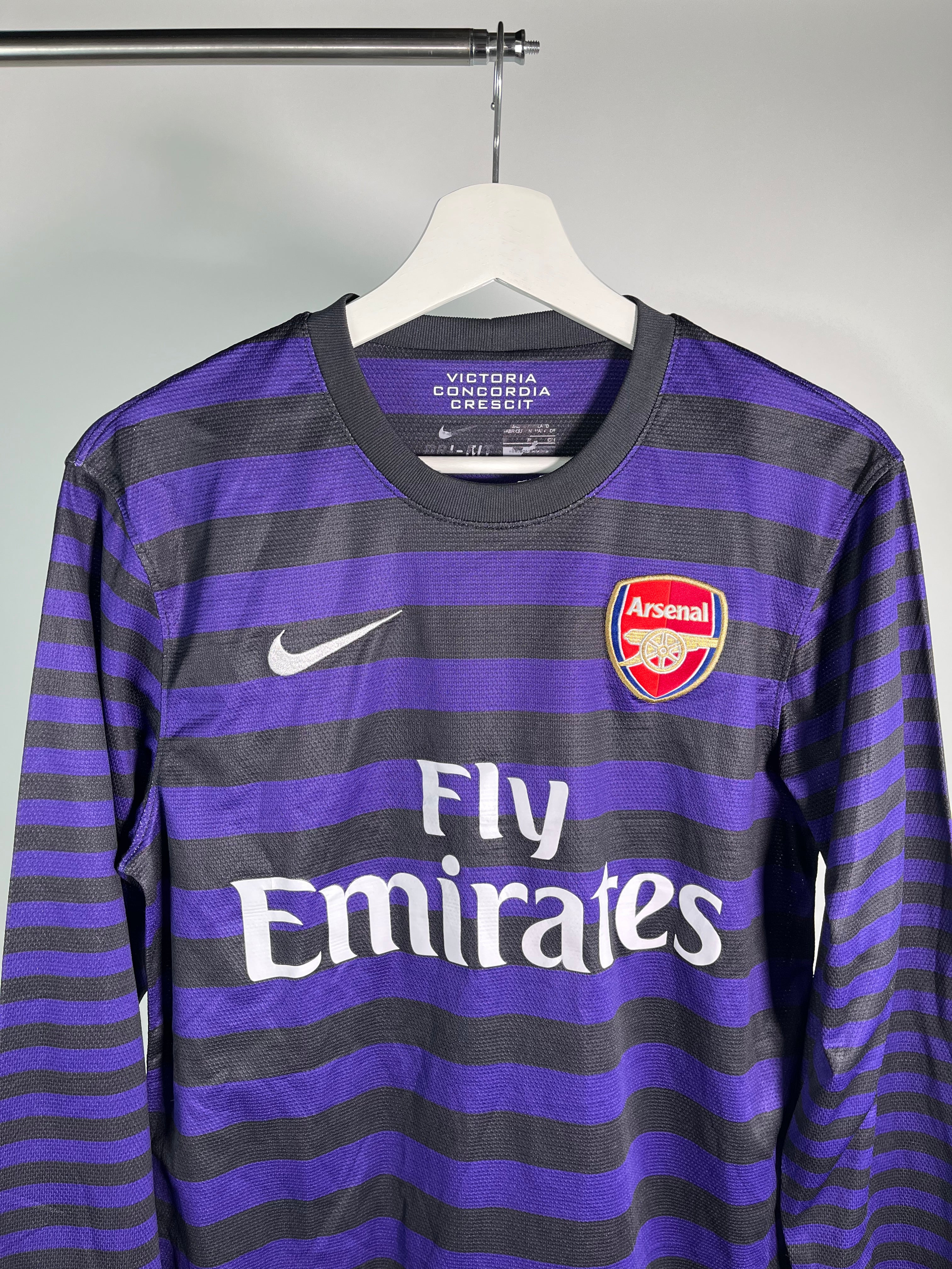 Jersey Arsenal Visita 2012 2013 Manga Larga (S)
